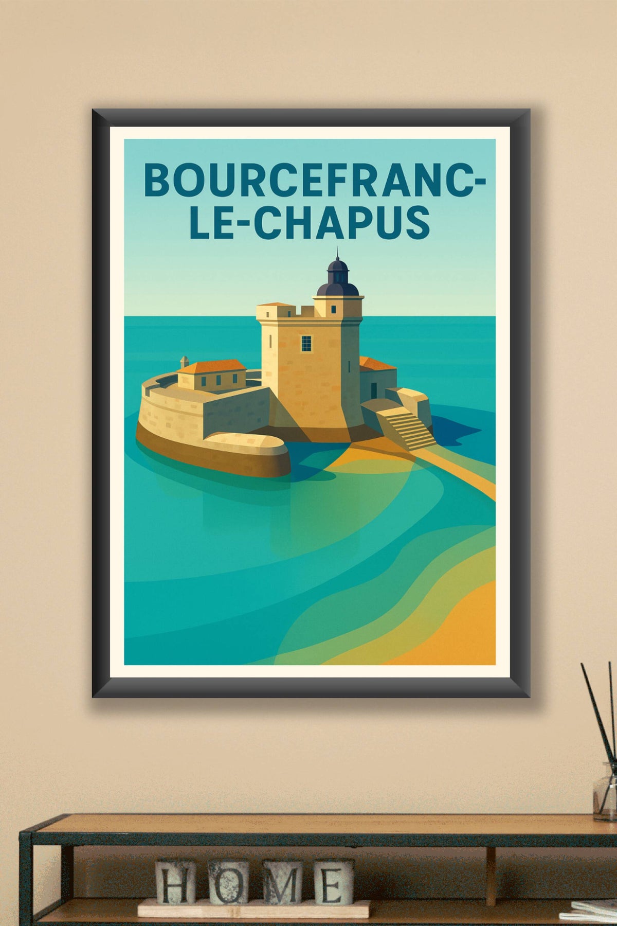 Affiche de Bourcefranc-le-Chapus - La beauté intemporelle du Fort Louvois