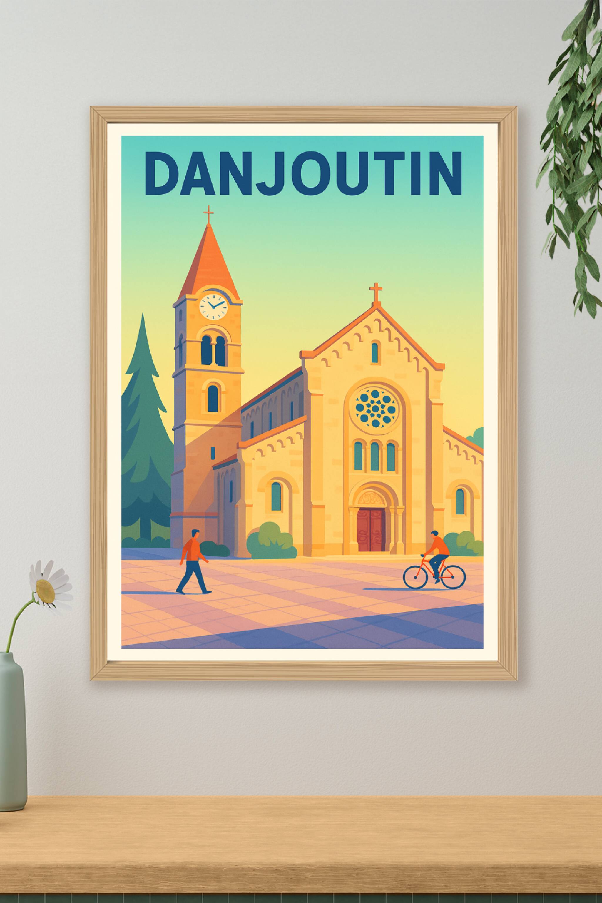 Affiche de Danjoutin - Charme et sérénité au cœur de l'Alsace