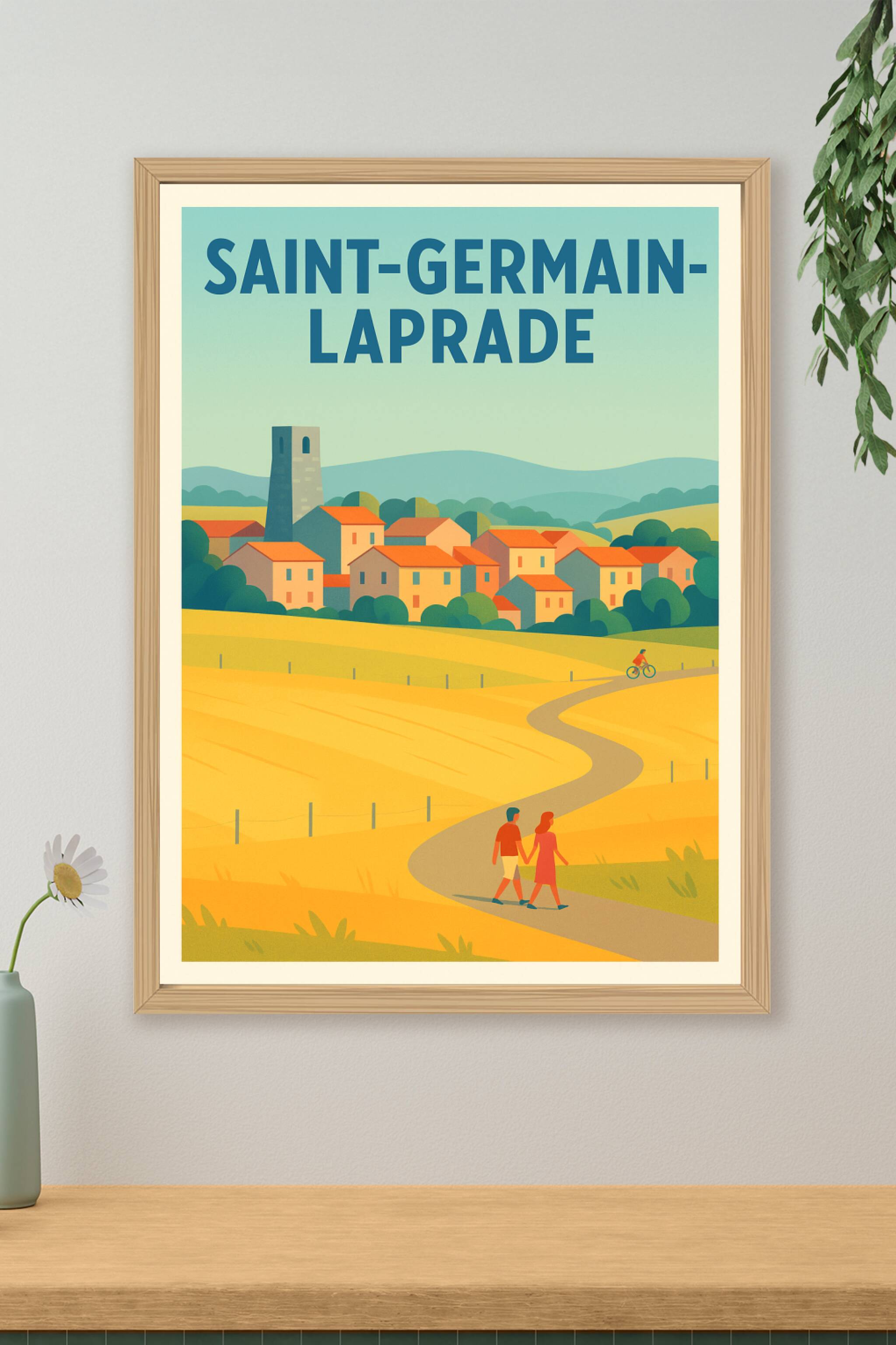 Affiche de Saint-Germain-Laprade - L'escapade champêtre en Haute-Loire