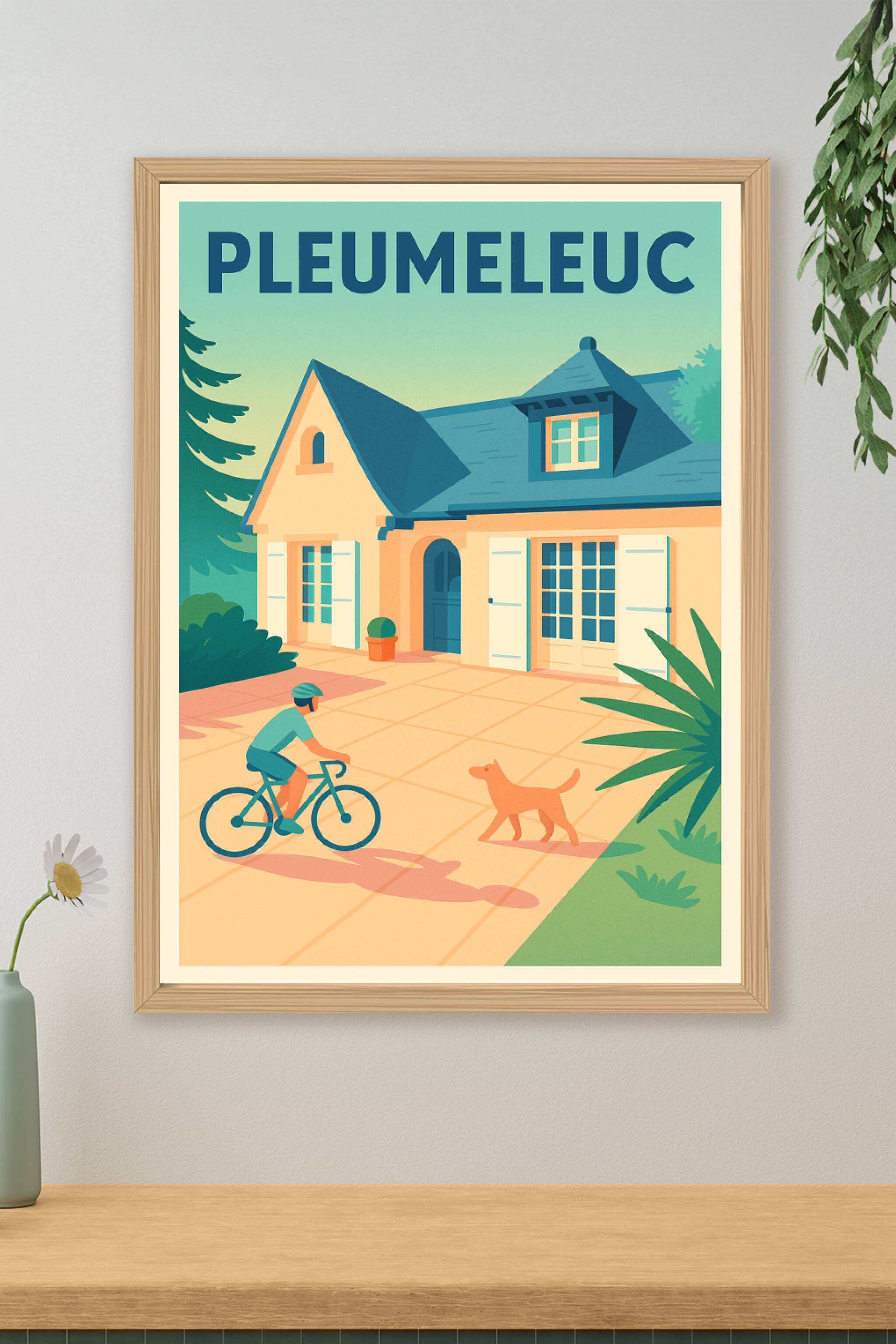 Affiche de Pleumeleuc - Charme et douceur de la vie à la campagne