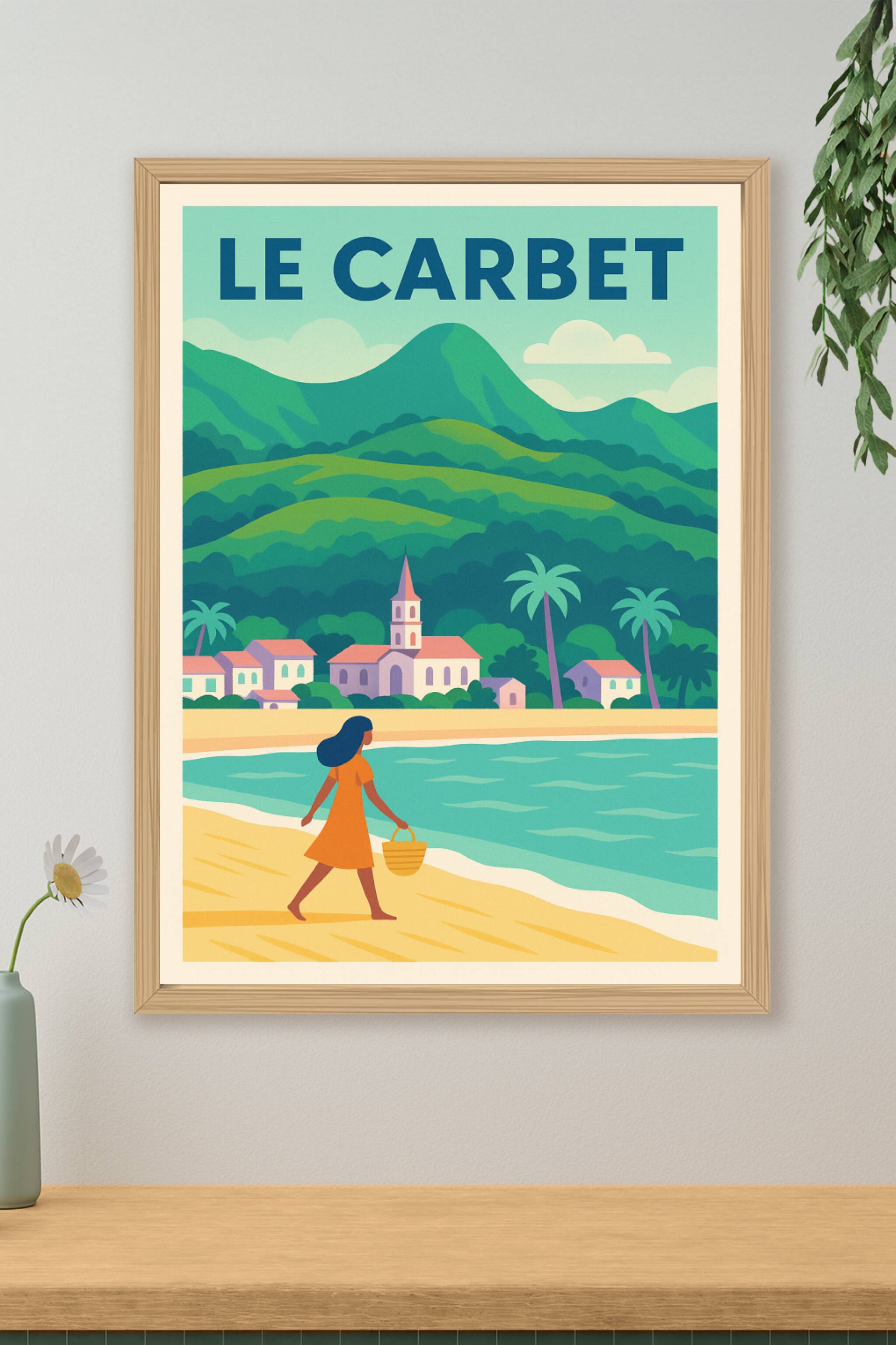 Affiche de Le Carbet - Évasion tropicale et douceur de vivre