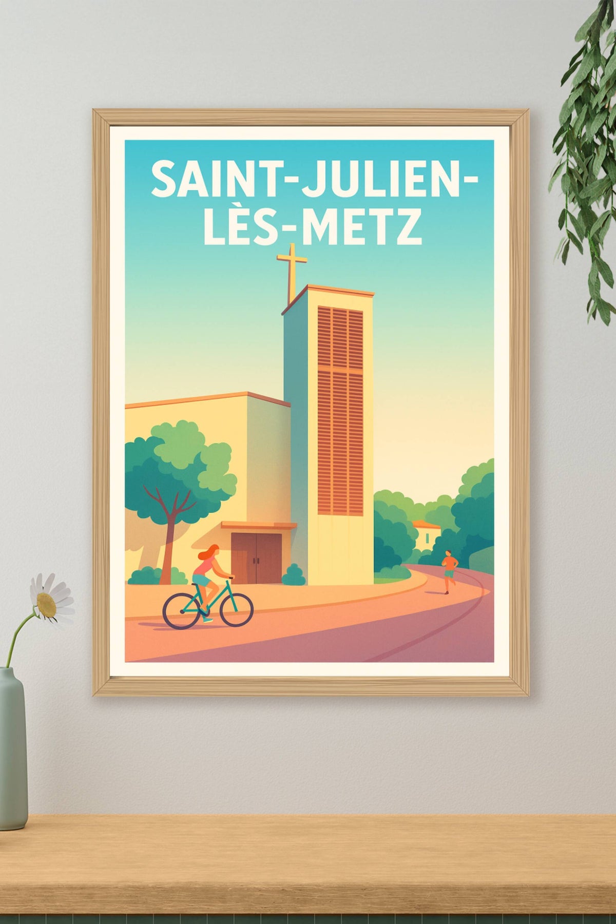 Affiche de Saint-Julien-lès-Metz - Ambiance apaisante et moderne