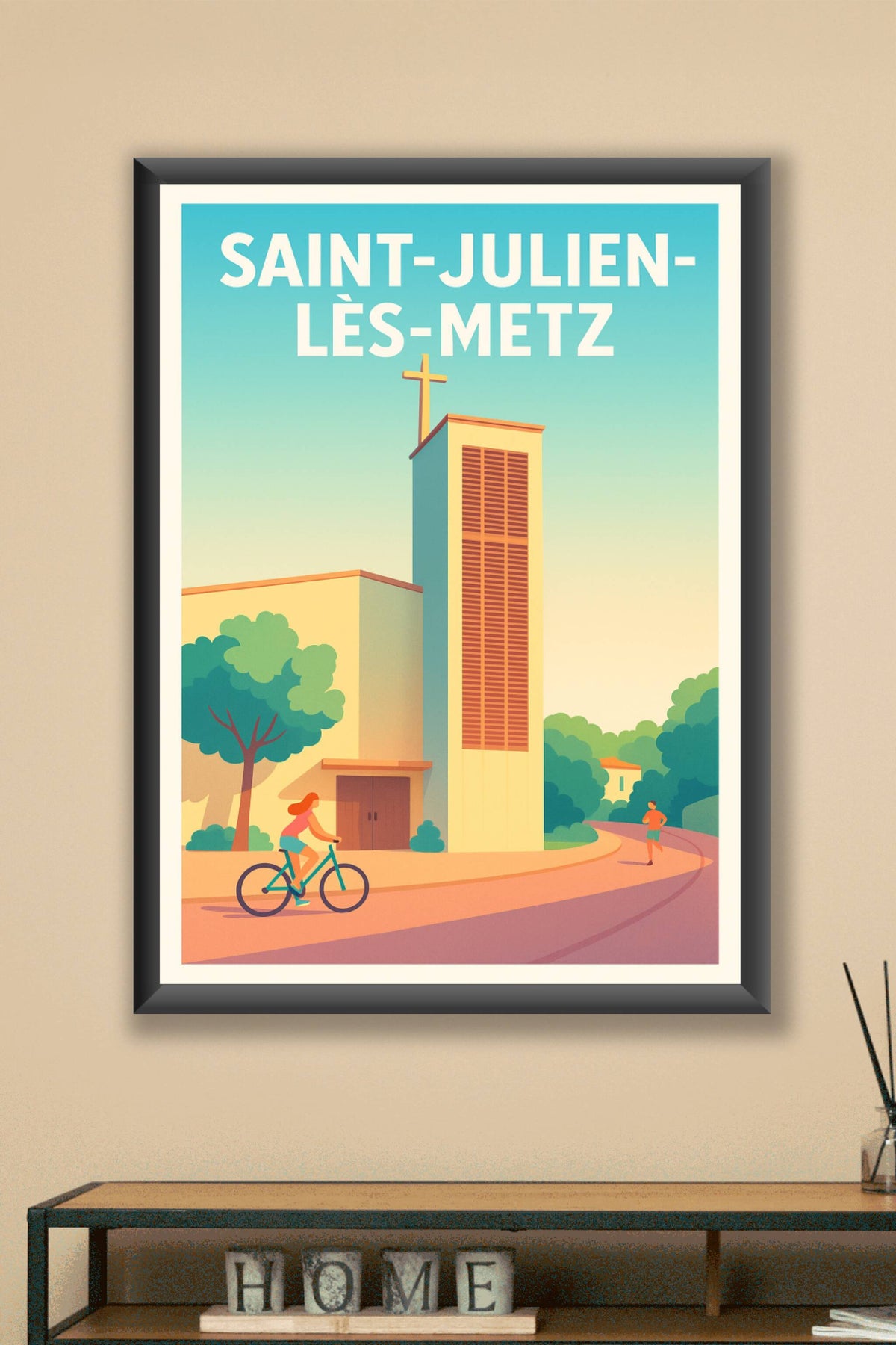 Affiche de Saint-Julien-lès-Metz - Ambiance apaisante et moderne