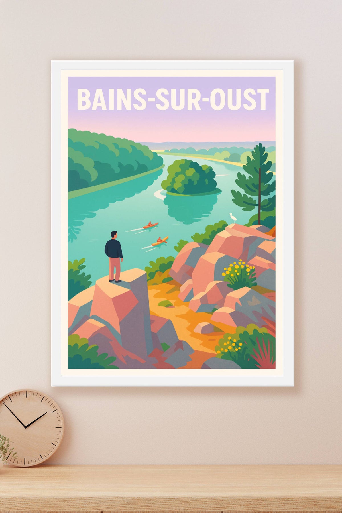 Affiche de Bains-sur-Oust - Escapade nature au fil de l'eau