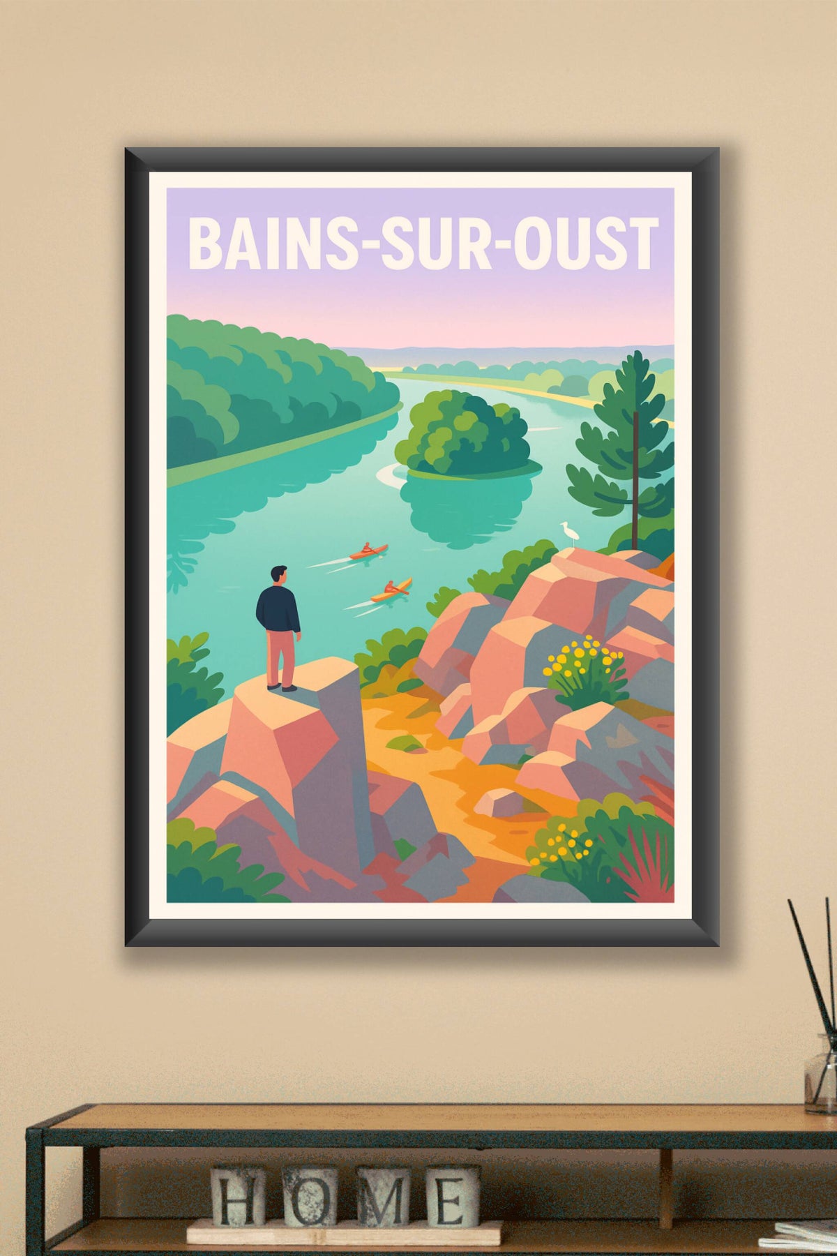 Affiche de Bains-sur-Oust - Escapade nature au fil de l'eau