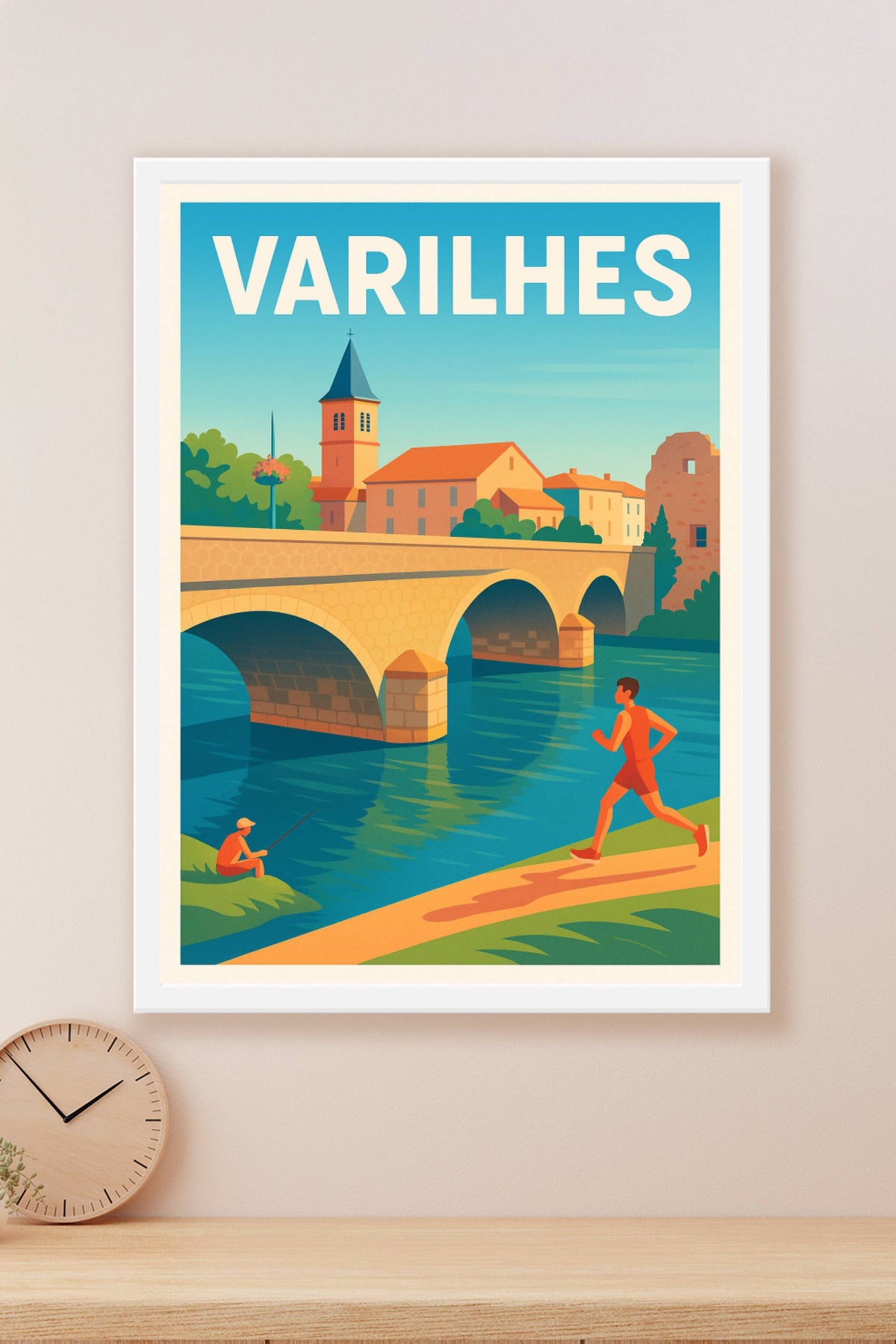 Affiche de Varilhes - Charme paisible au fil de l'eau