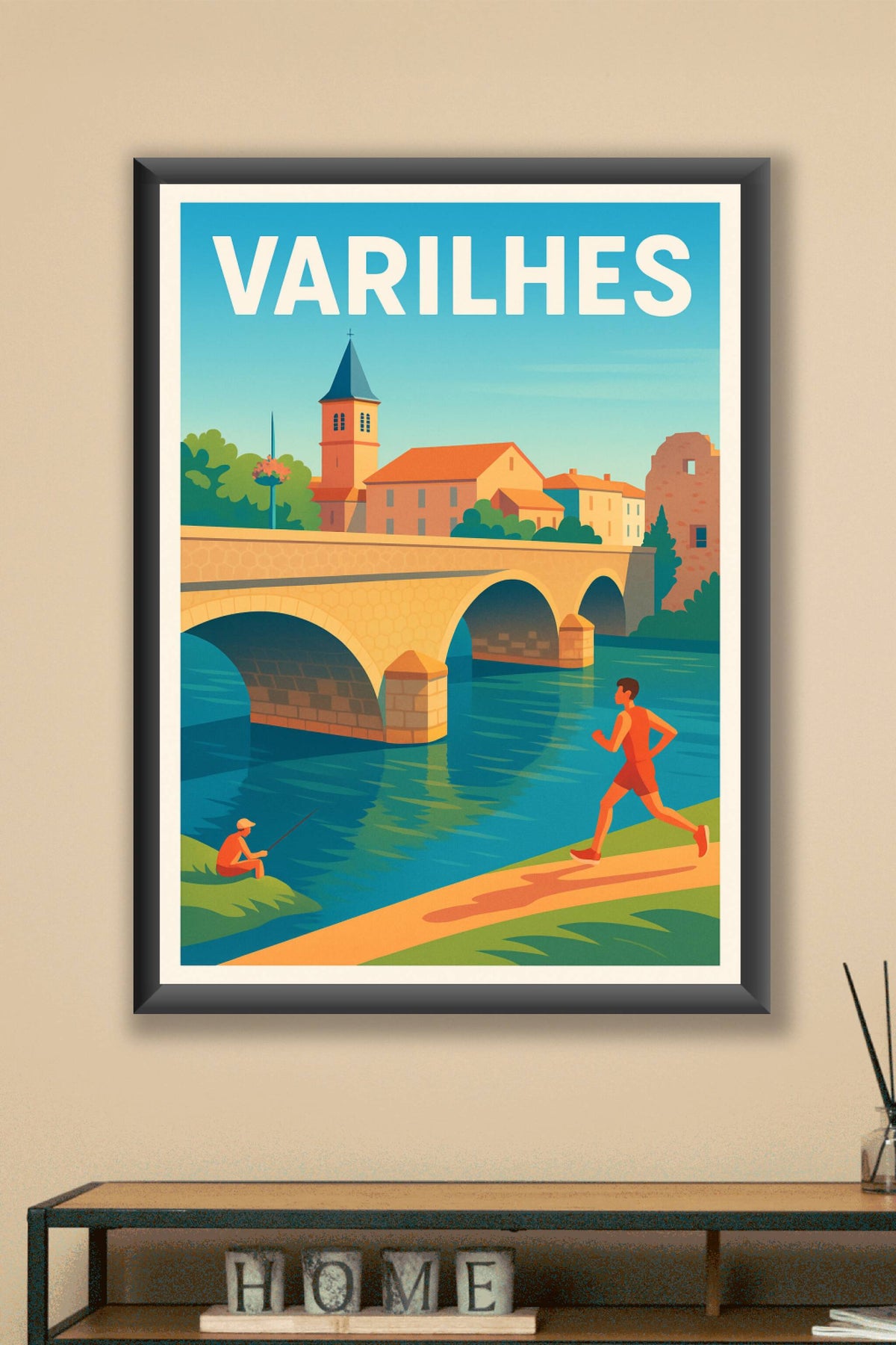 Affiche de Varilhes - Charme paisible au fil de l'eau