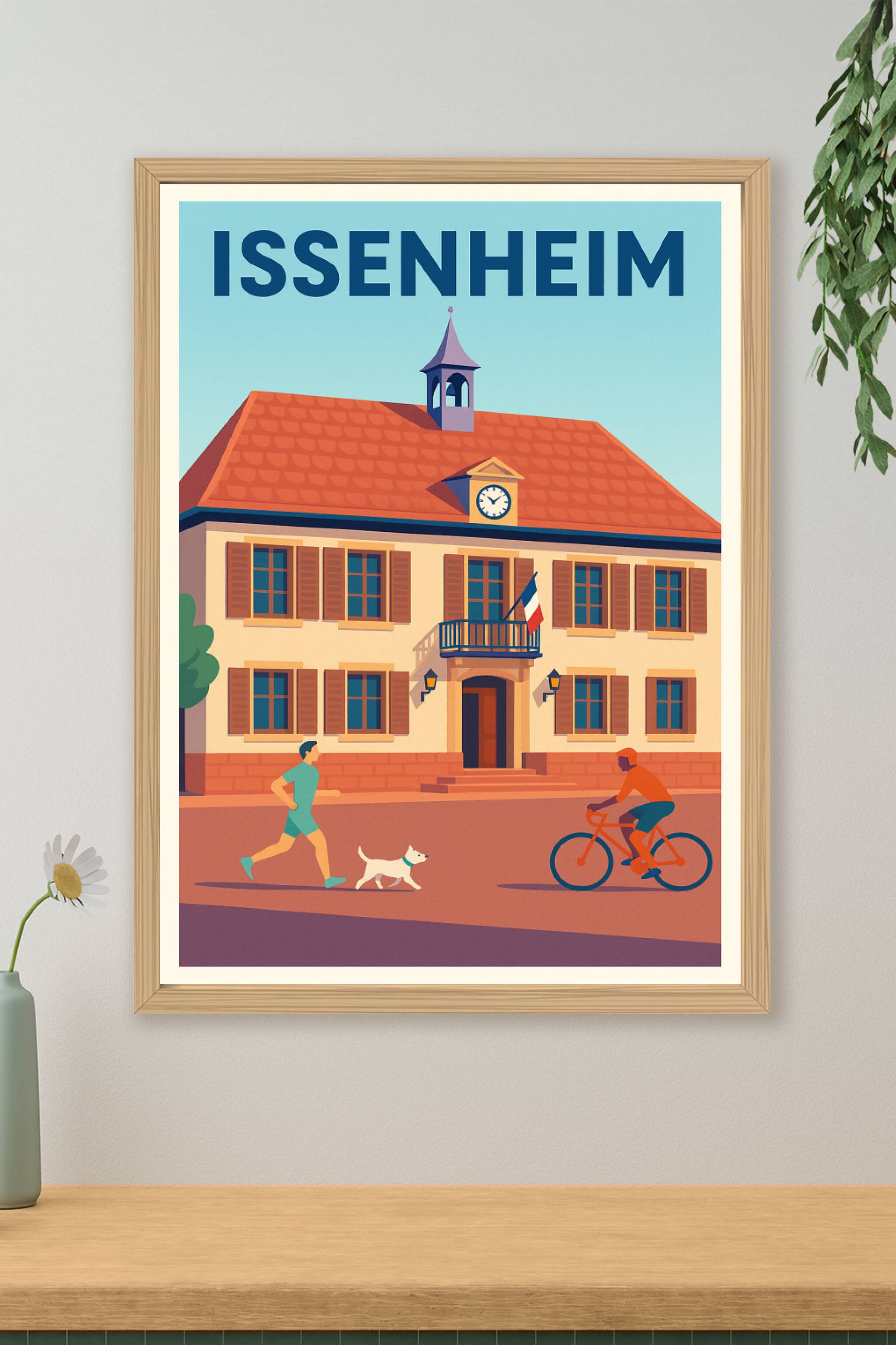 Affiche de Issenheim - Charme et simplicité au cœur de la ville