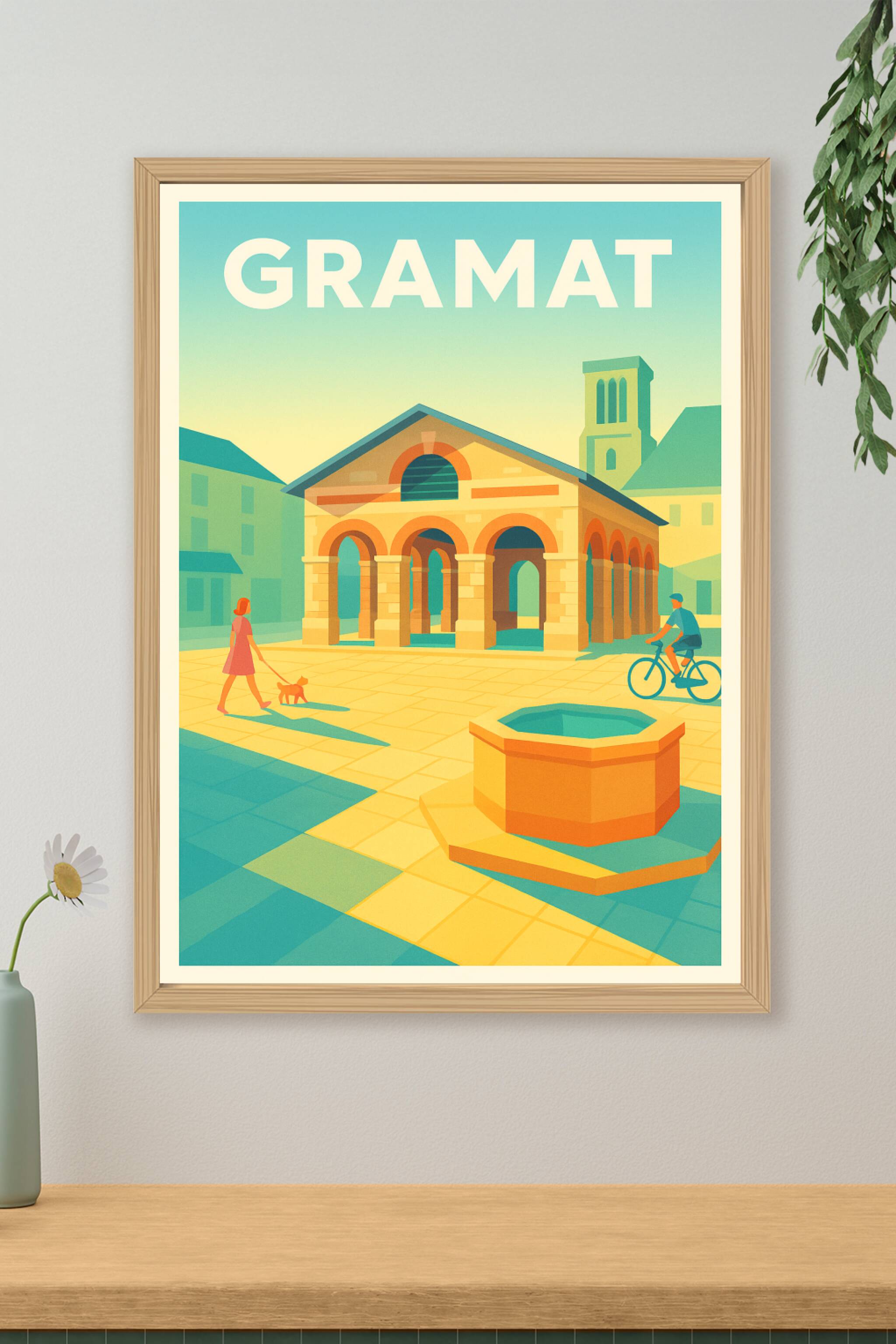 Affiche de Gramat - Charme et sérénité au cœur du village