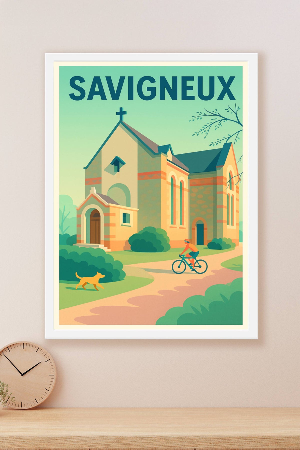 Affiche de Savigneux - Charme et sérénité au cœur du village