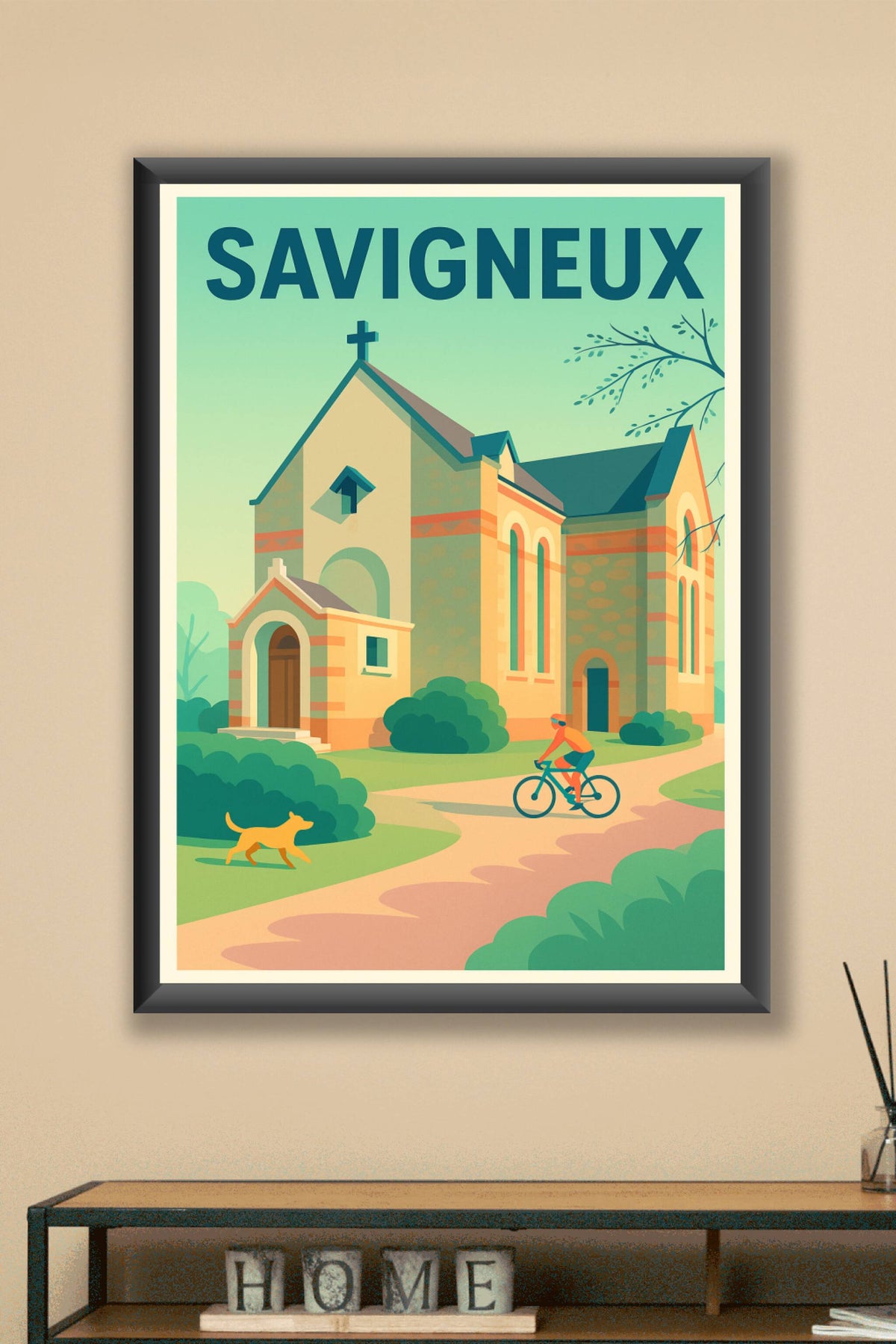 Affiche de Savigneux - Charme et sérénité au cœur du village
