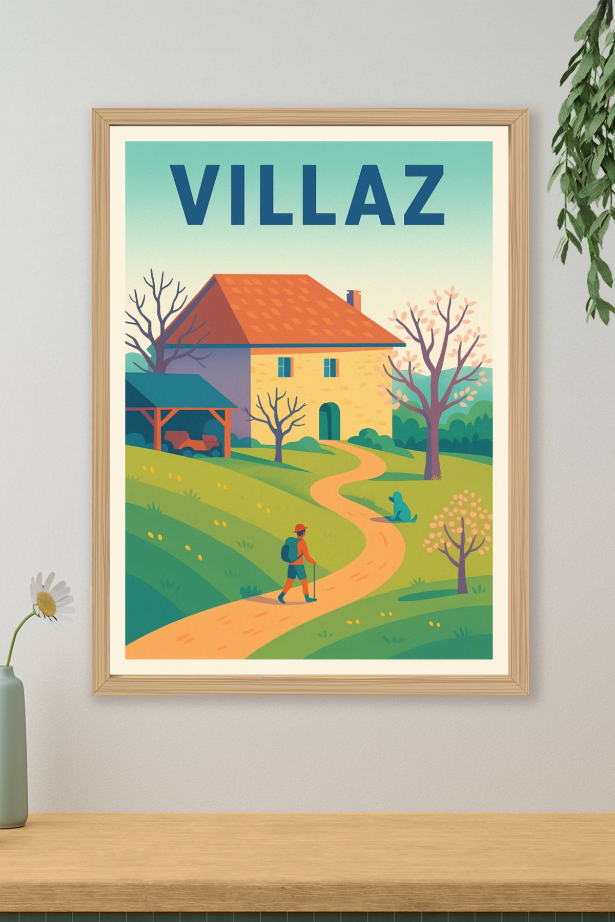 Affiche de Villaz - Échappée bucolique au cœur de la nature