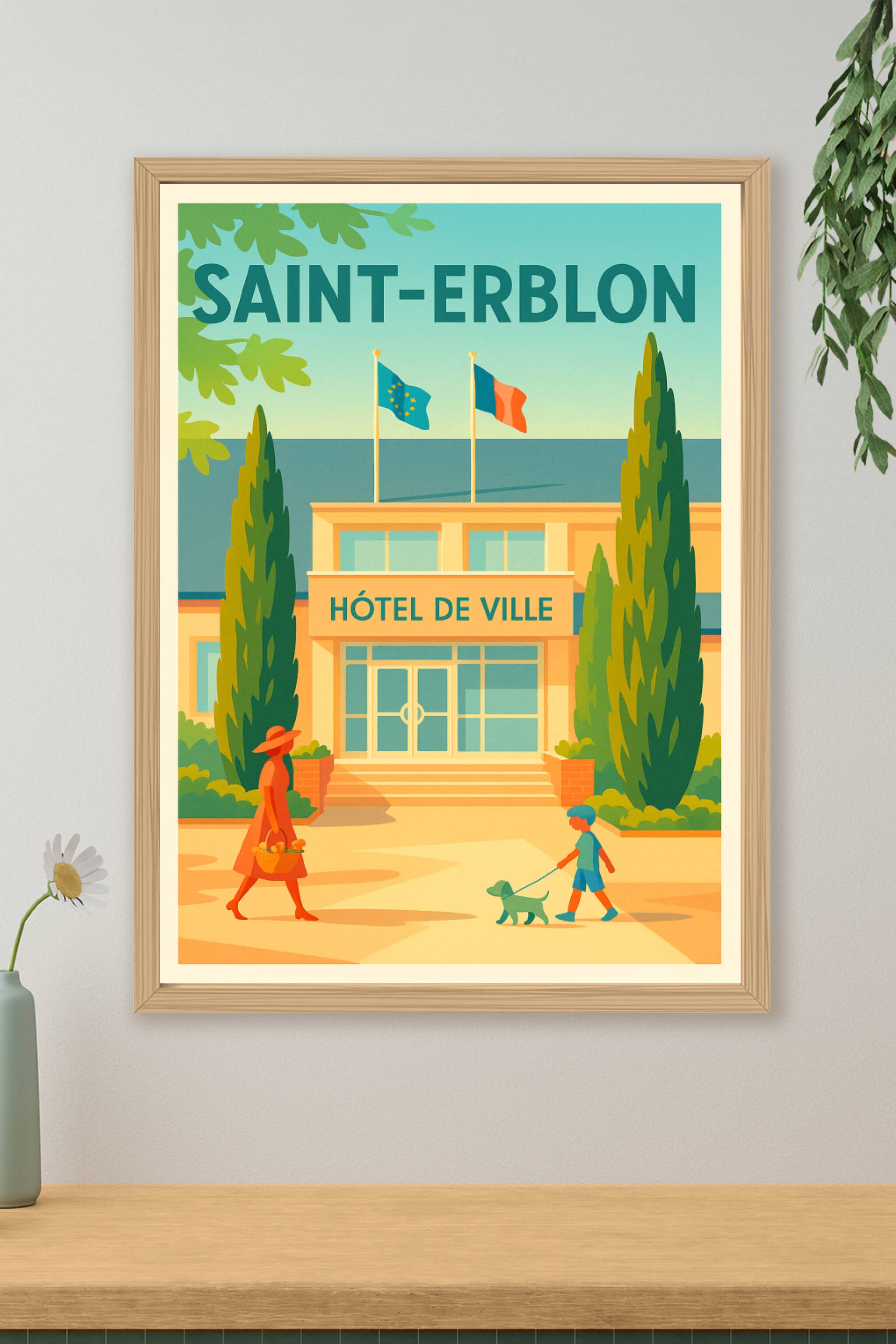 Affiche de Saint-Erblon - Charme paisible au cœur de la ville