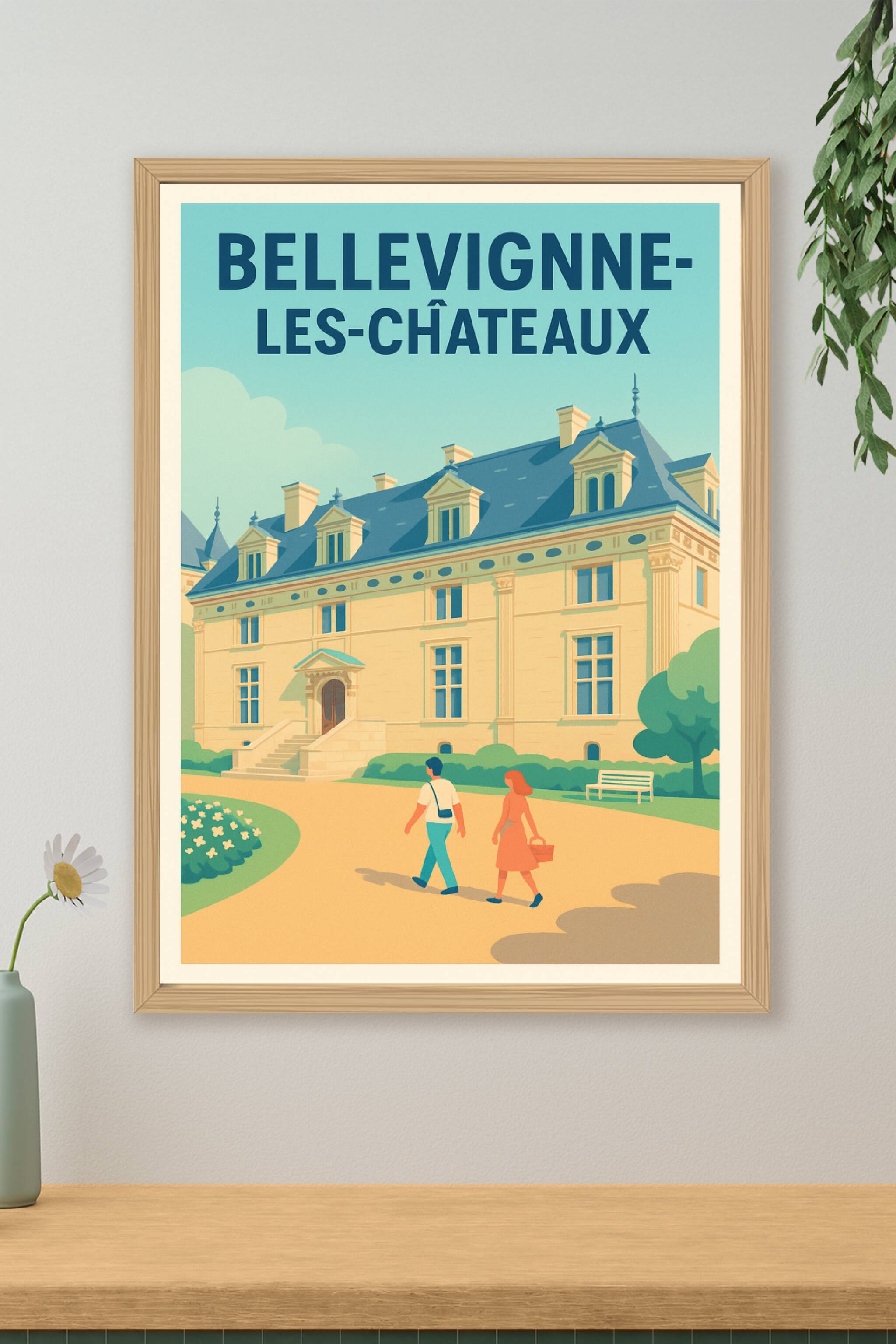 Affiche de Bellevigne-les-Châteaux - L'élégance au cœur des châteaux de la Loire