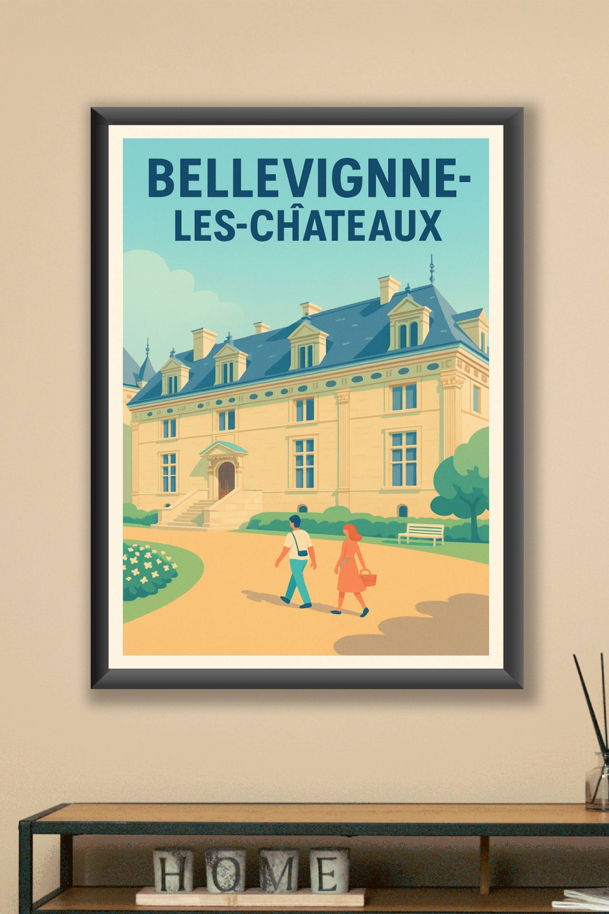Affiche de Bellevigne-les-Châteaux - L'élégance au cœur des châteaux de la Loire