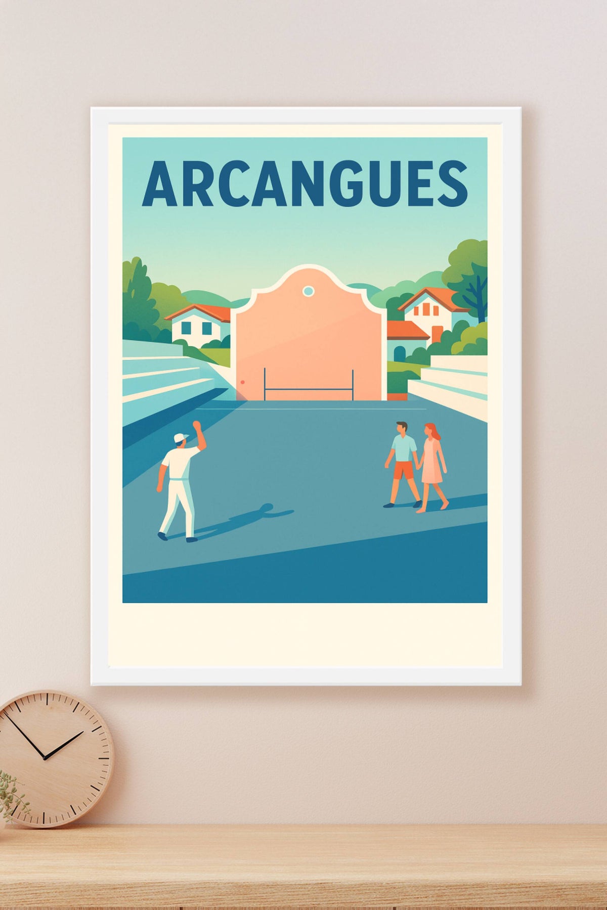 Affiche de Arcangues - Atmosphère basque authentique