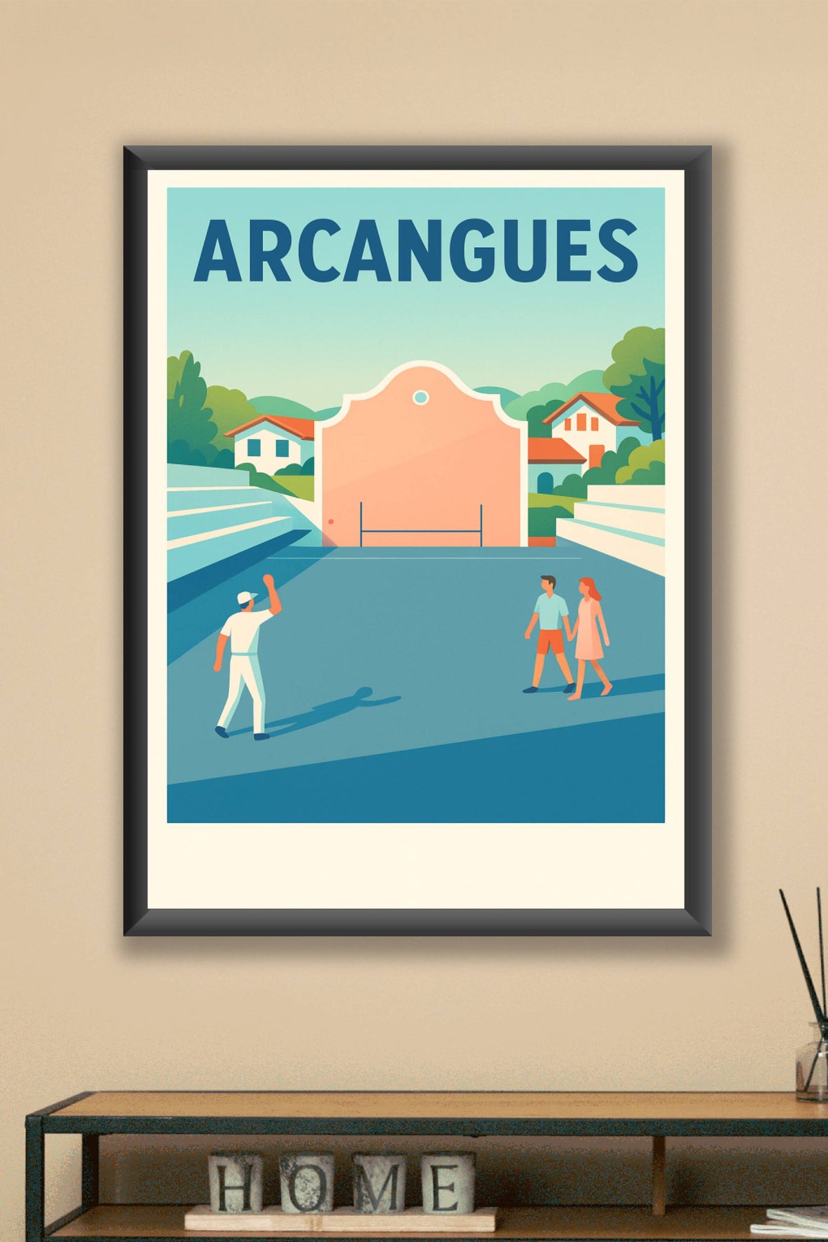 Affiche de Arcangues - Atmosphère basque authentique