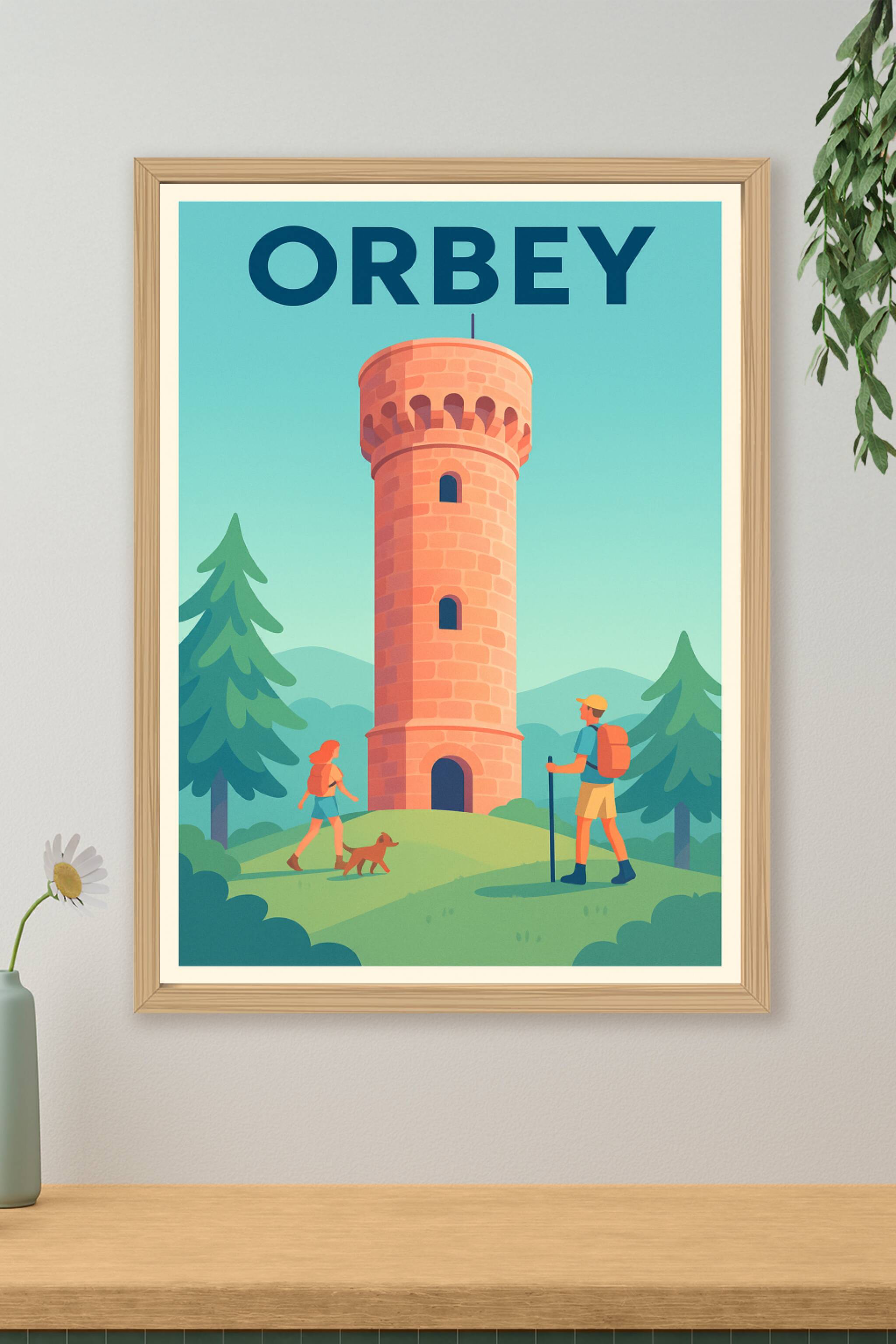 Affiche de Orbey - Escapade nature et patrimoine en Alsace
