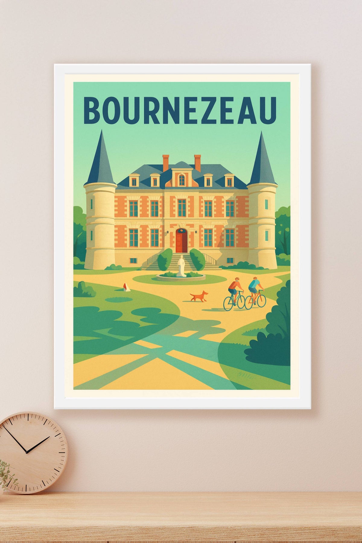Affiche de Bournezeau - Charme et quiétude au château