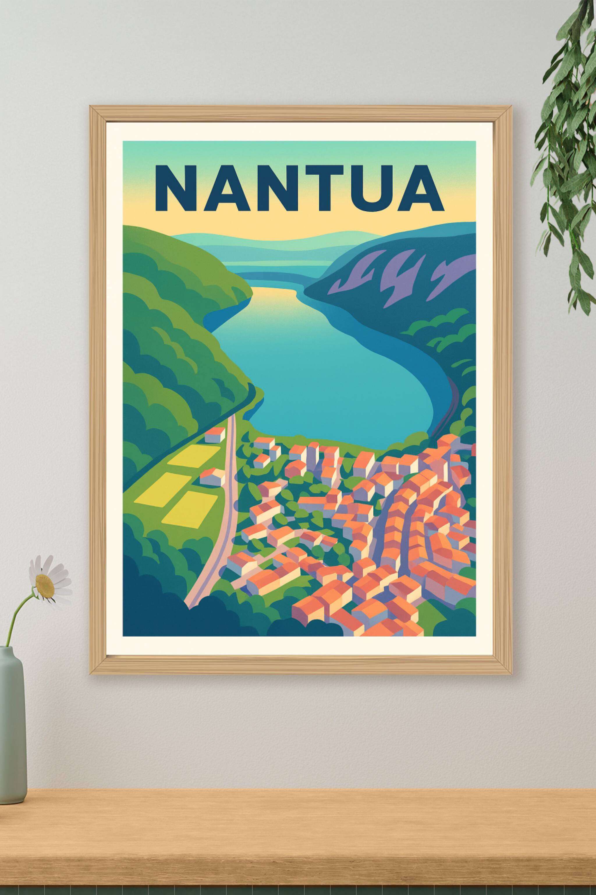 Affiche de Nantua - L'évasion nature entre lac et montagnes