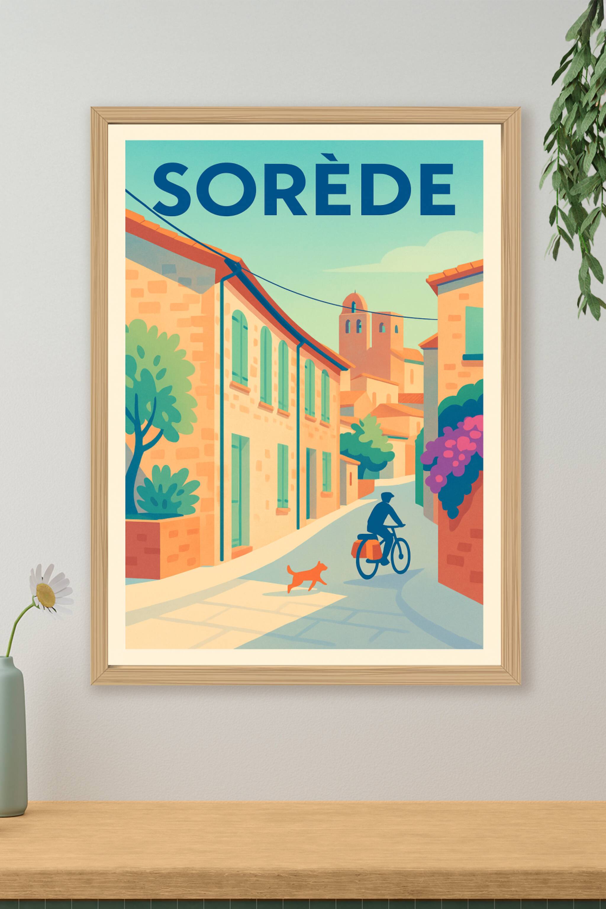 Affiche de Sorède - Charme pittoresque au cœur du village