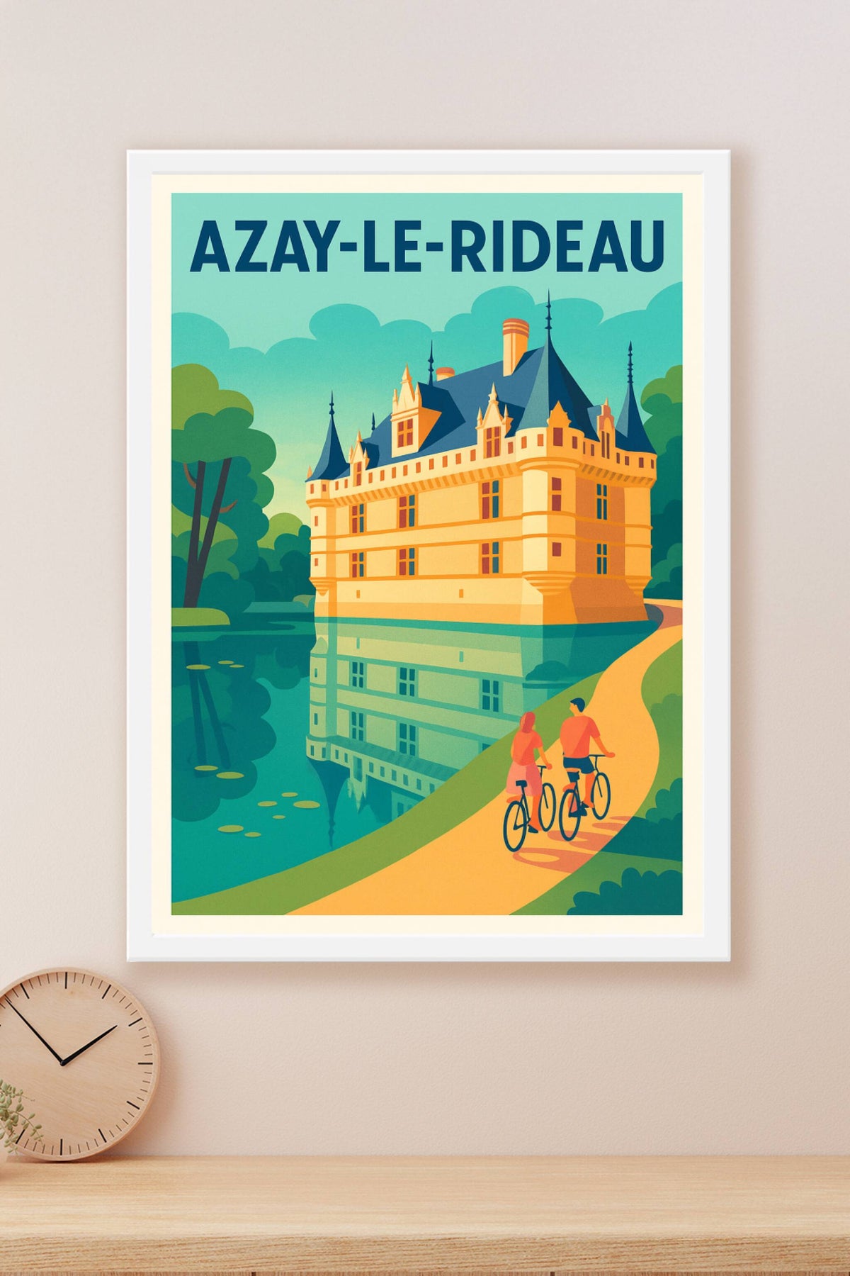 Affiche de Azay-le-Rideau - Charme et Sérénité au Château