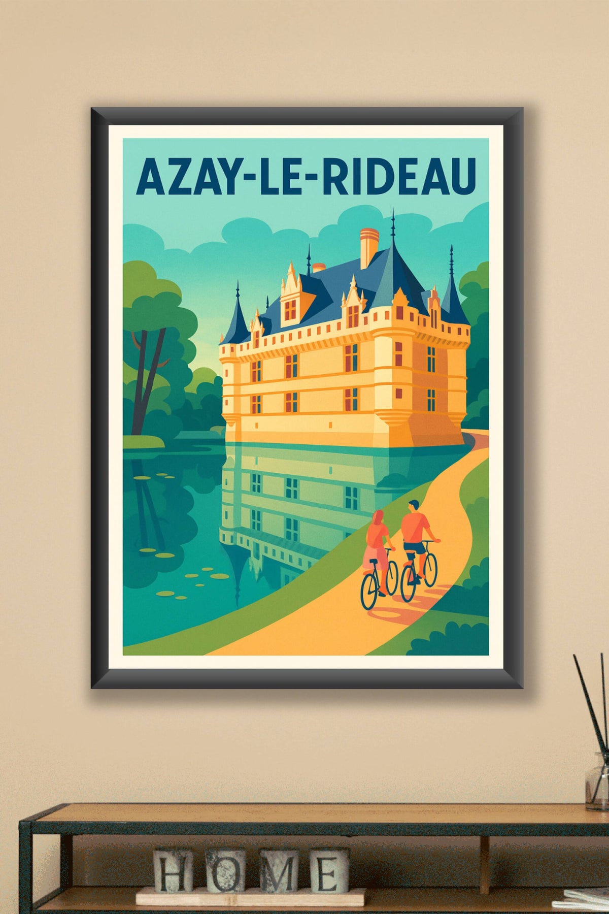 Affiche de Azay-le-Rideau - Charme et Sérénité au Château