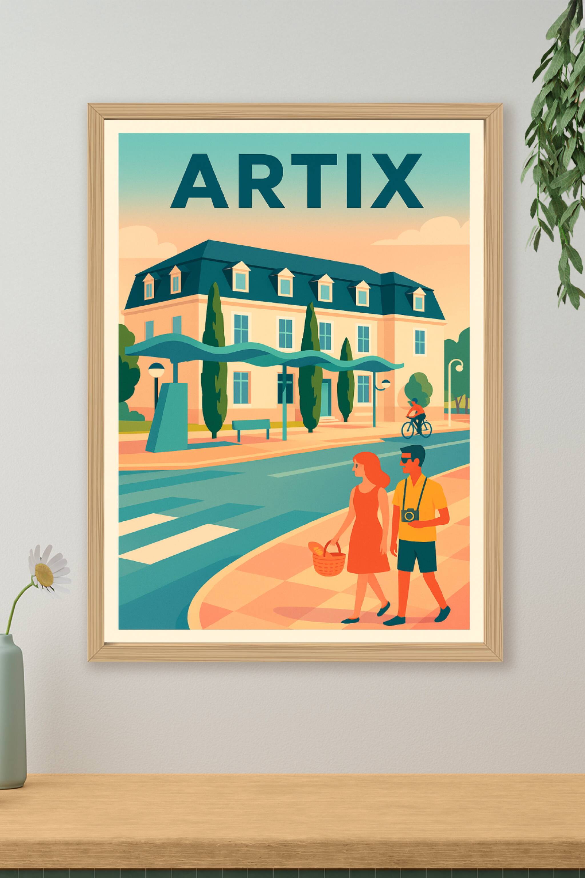 Affiche de Artix - Charme et douceur de vivre au cœur du Béarn