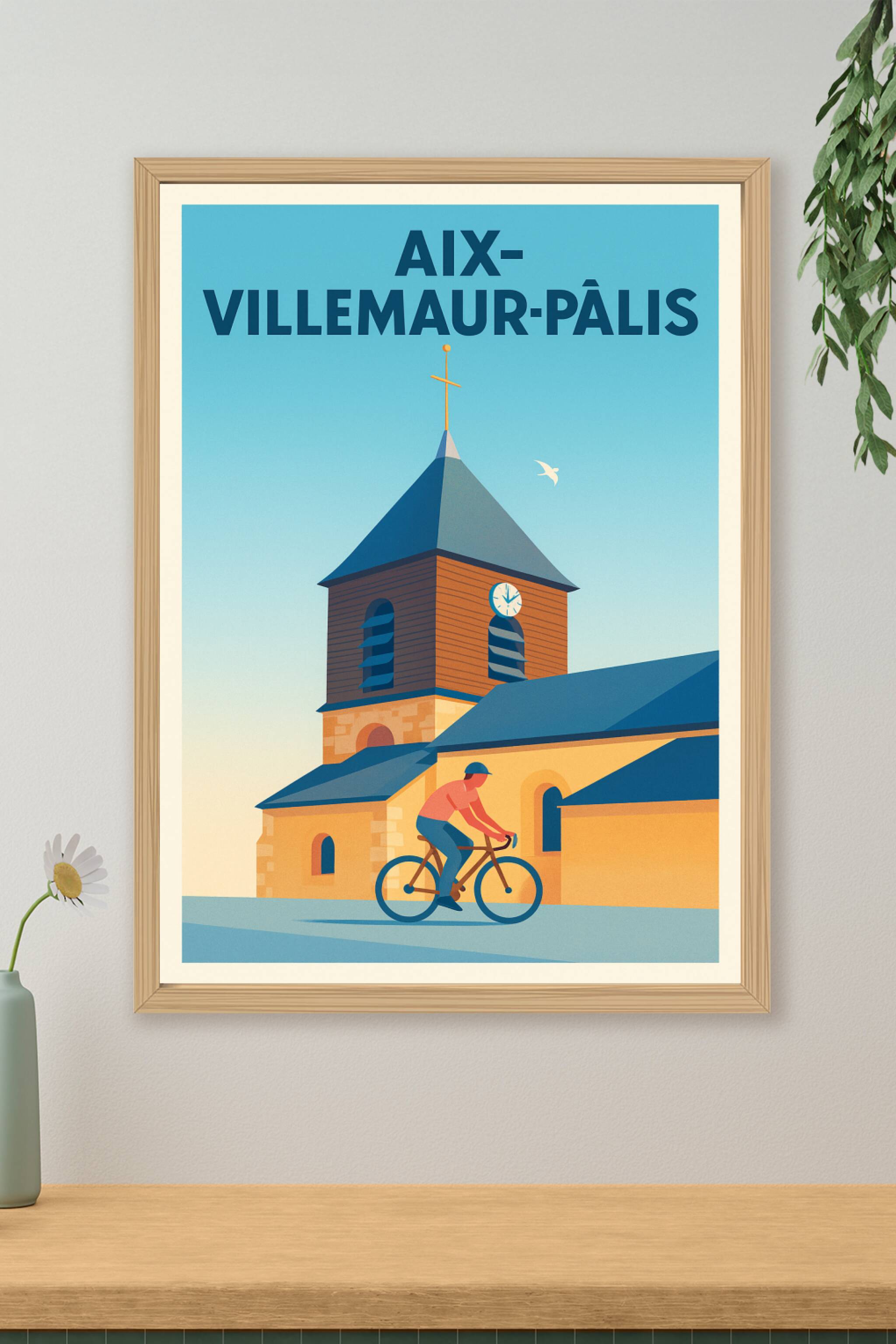 Affiche de Aix-Villemaur-Pâlis - Un instant de sérénité à vélo
