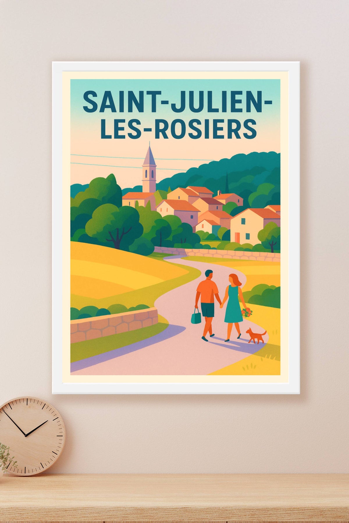 Affiche de Saint-Julien-les-Rosiers - Évasion champêtre en duo