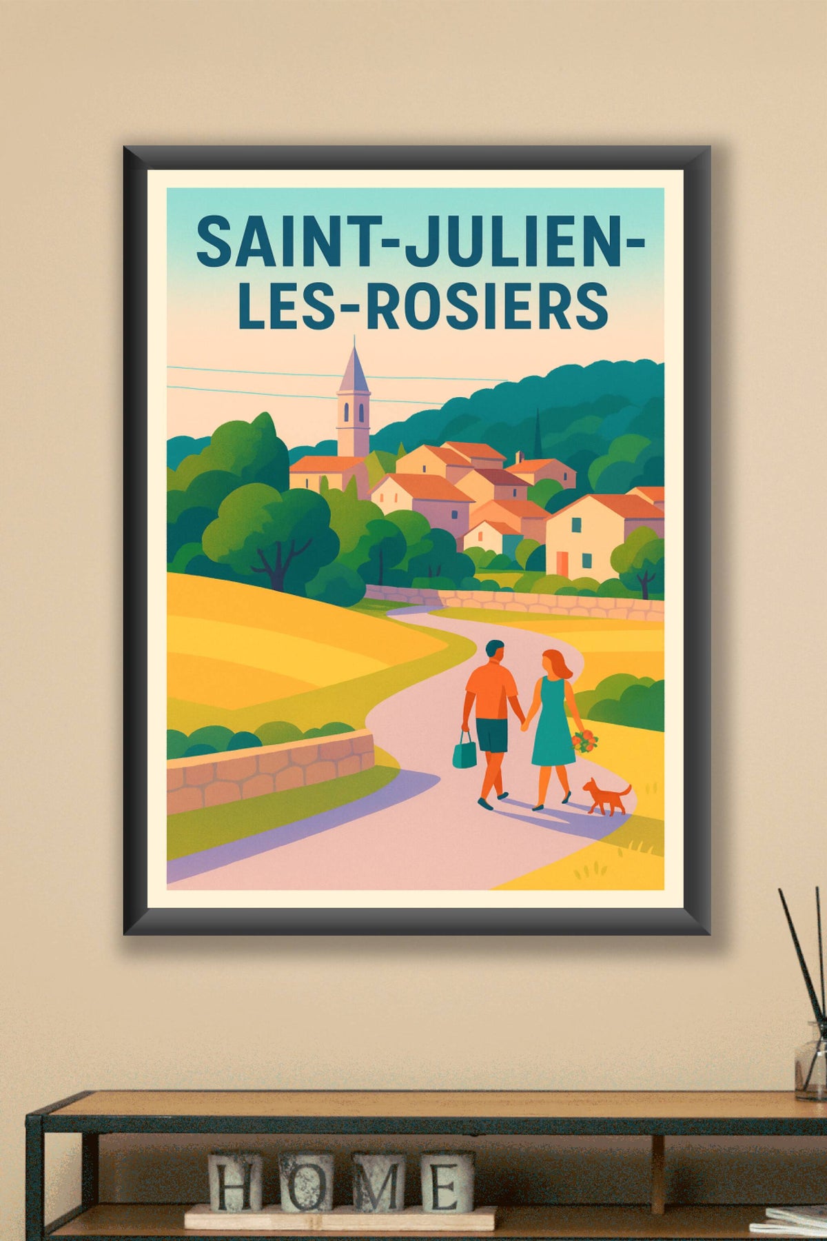 Affiche de Saint-Julien-les-Rosiers - Évasion champêtre en duo