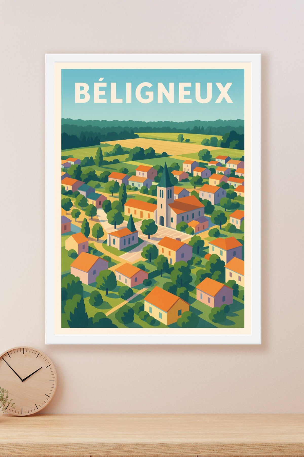 Affiche de Béligneux - Charme et sérénité au cœur de la campagne