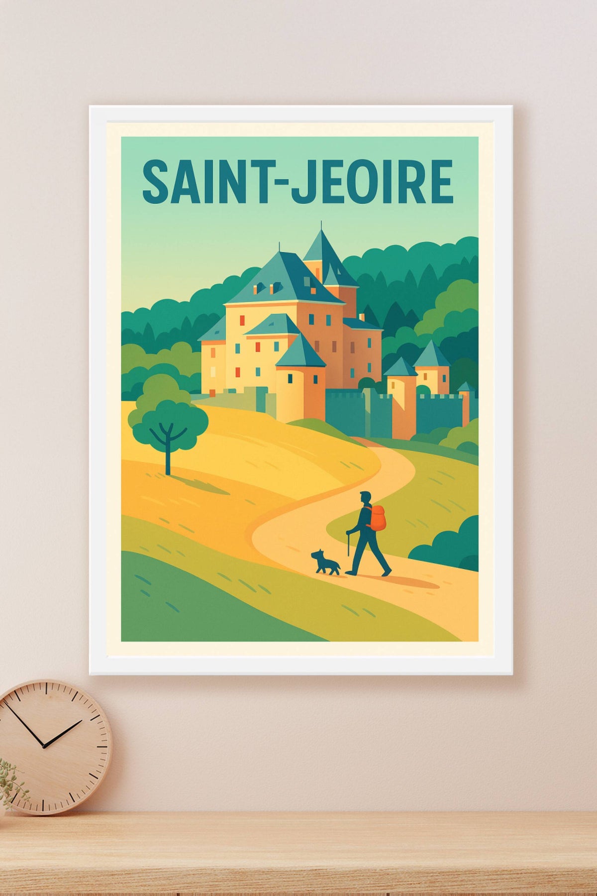 Affiche de Saint-Jeoire - Invitation à la découverte et à la randonnée