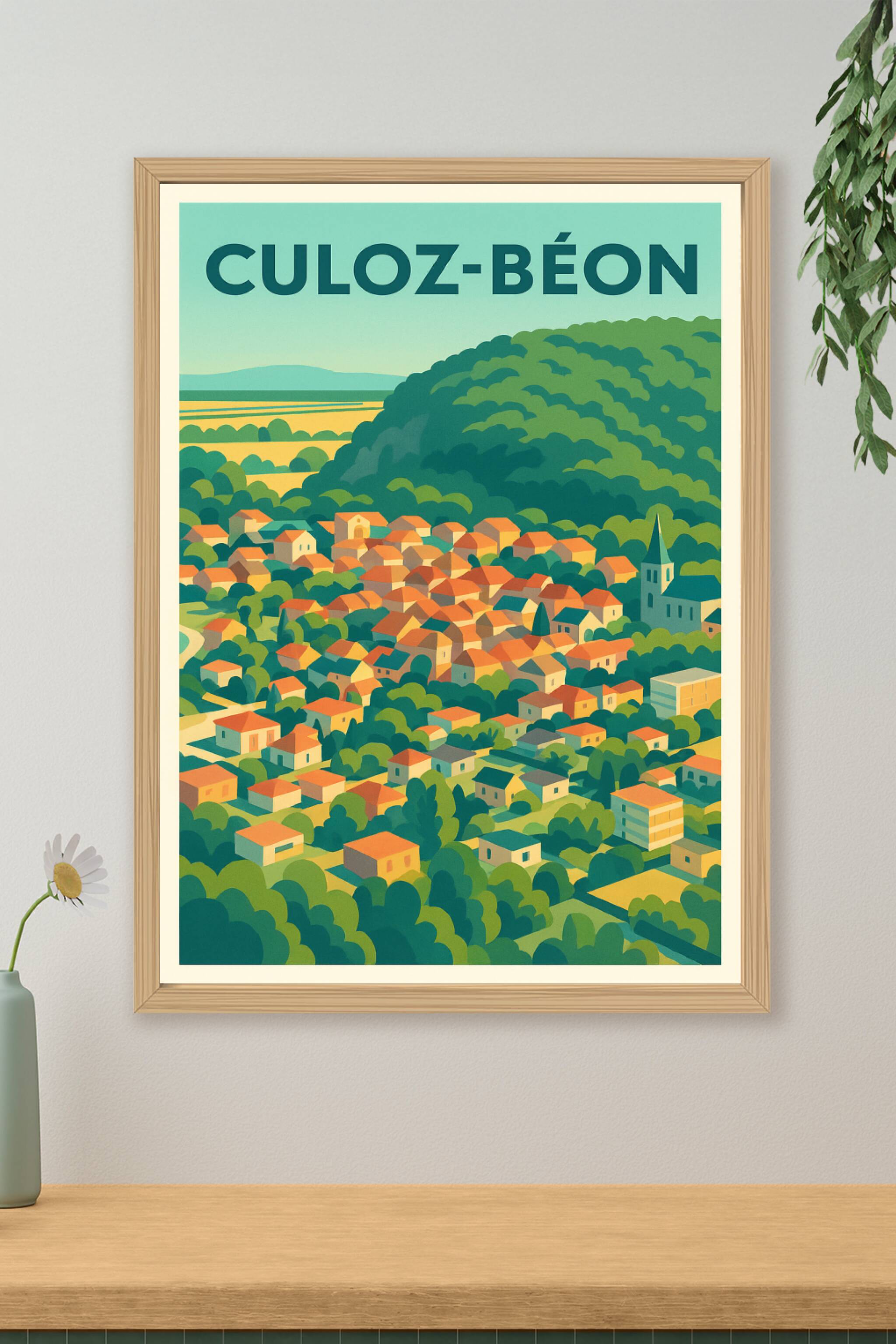 Affiche de Culoz-Béon - Charme authentique entre nature et village