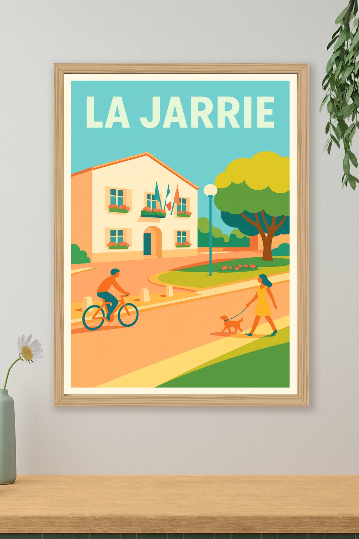 Affiche de La Jarrie - Charme paisible et douceur de vivre