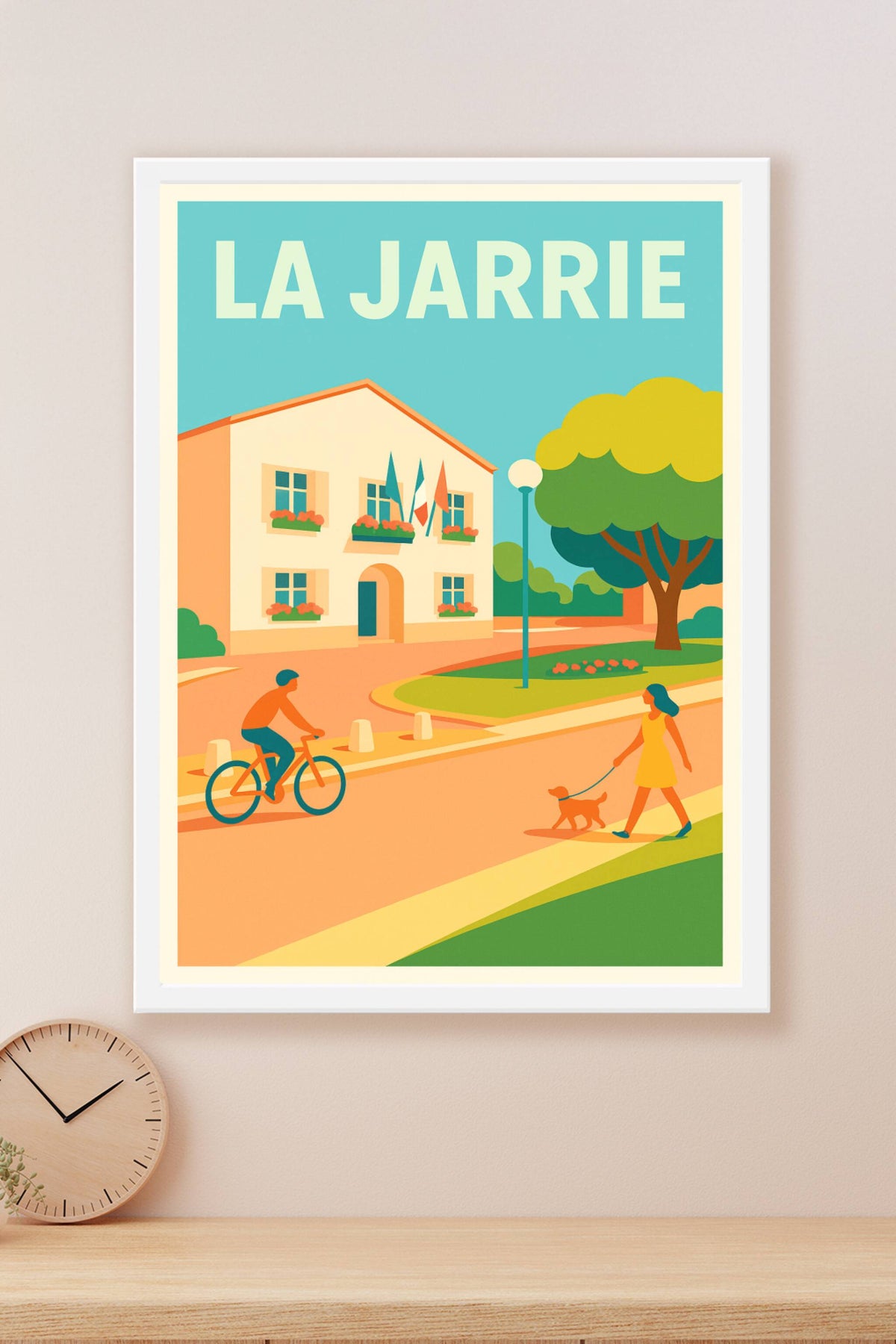 Affiche de La Jarrie - Charme paisible et douceur de vivre