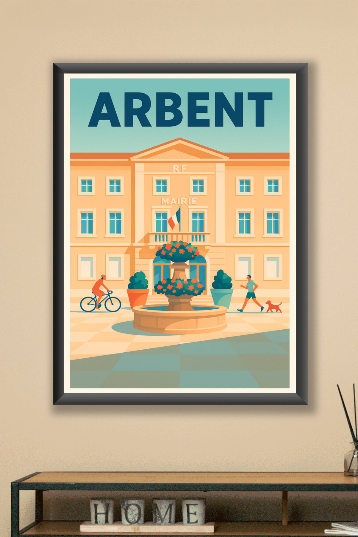 Affiche de Arbent - L'Esprit du Centre-Ville en Affiche