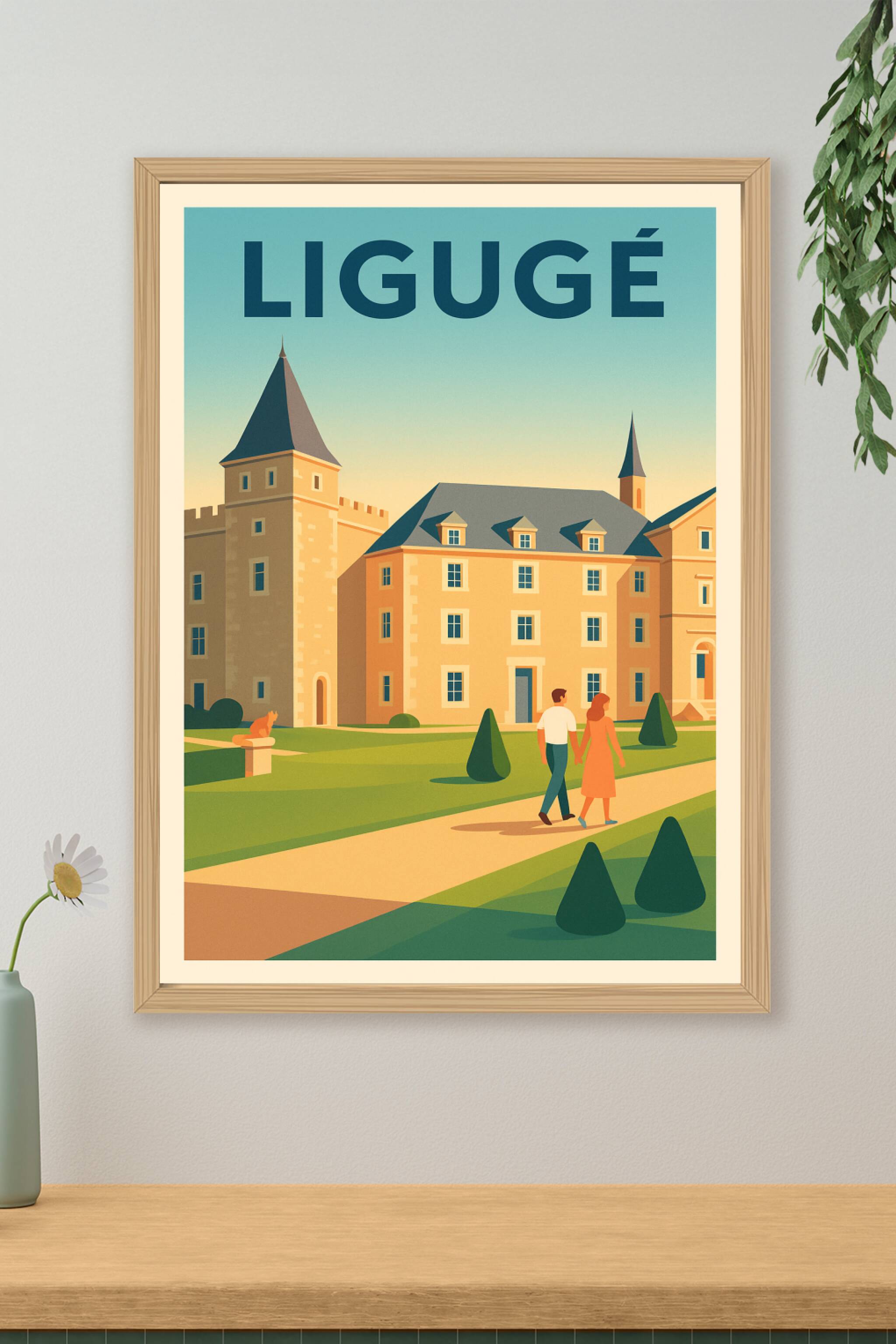 Affiche de Ligugé - Promenade au cœur de l'histoire
