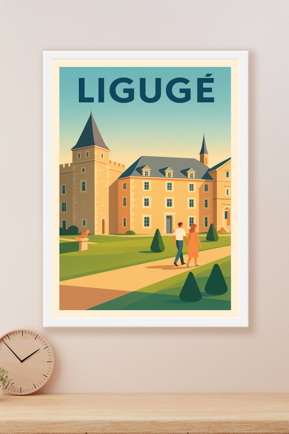 Affiche de Ligugé - Promenade au cœur de l'histoire