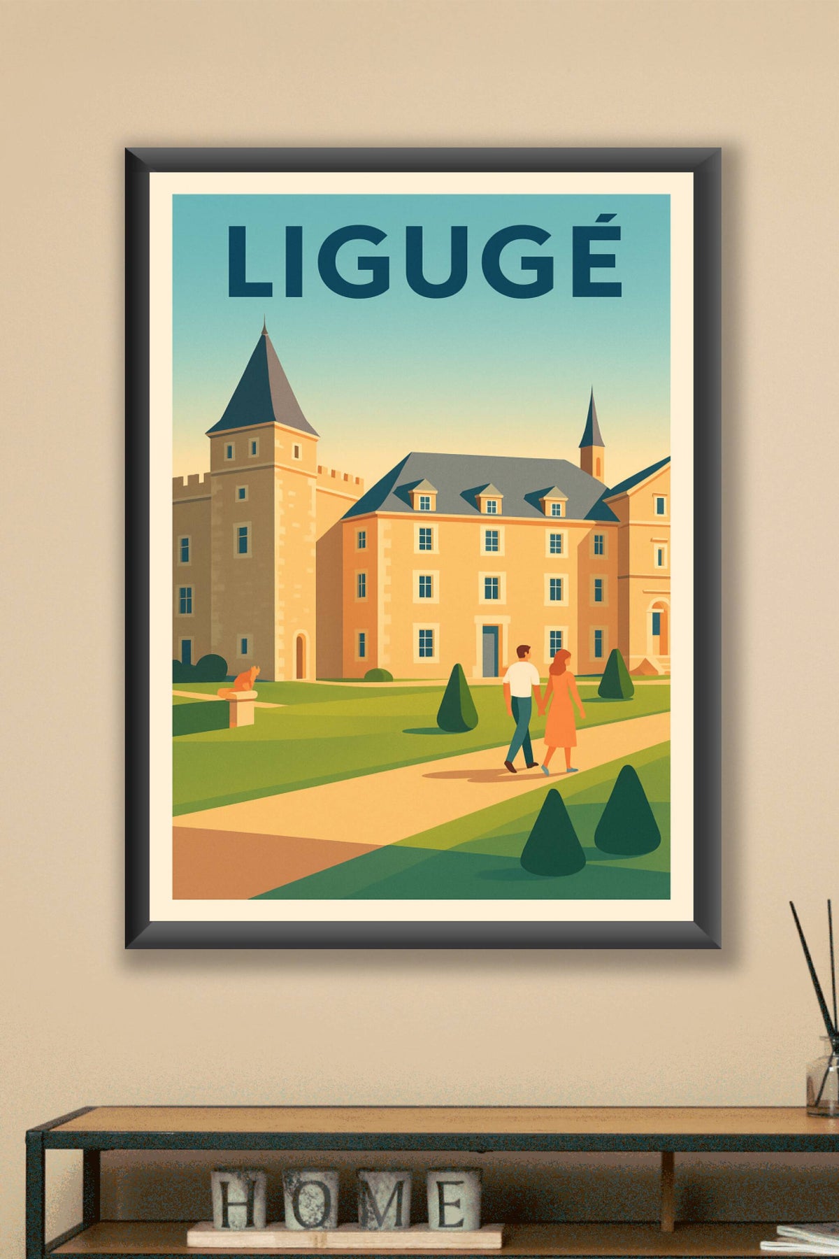 Affiche de Ligugé - Promenade au cœur de l'histoire