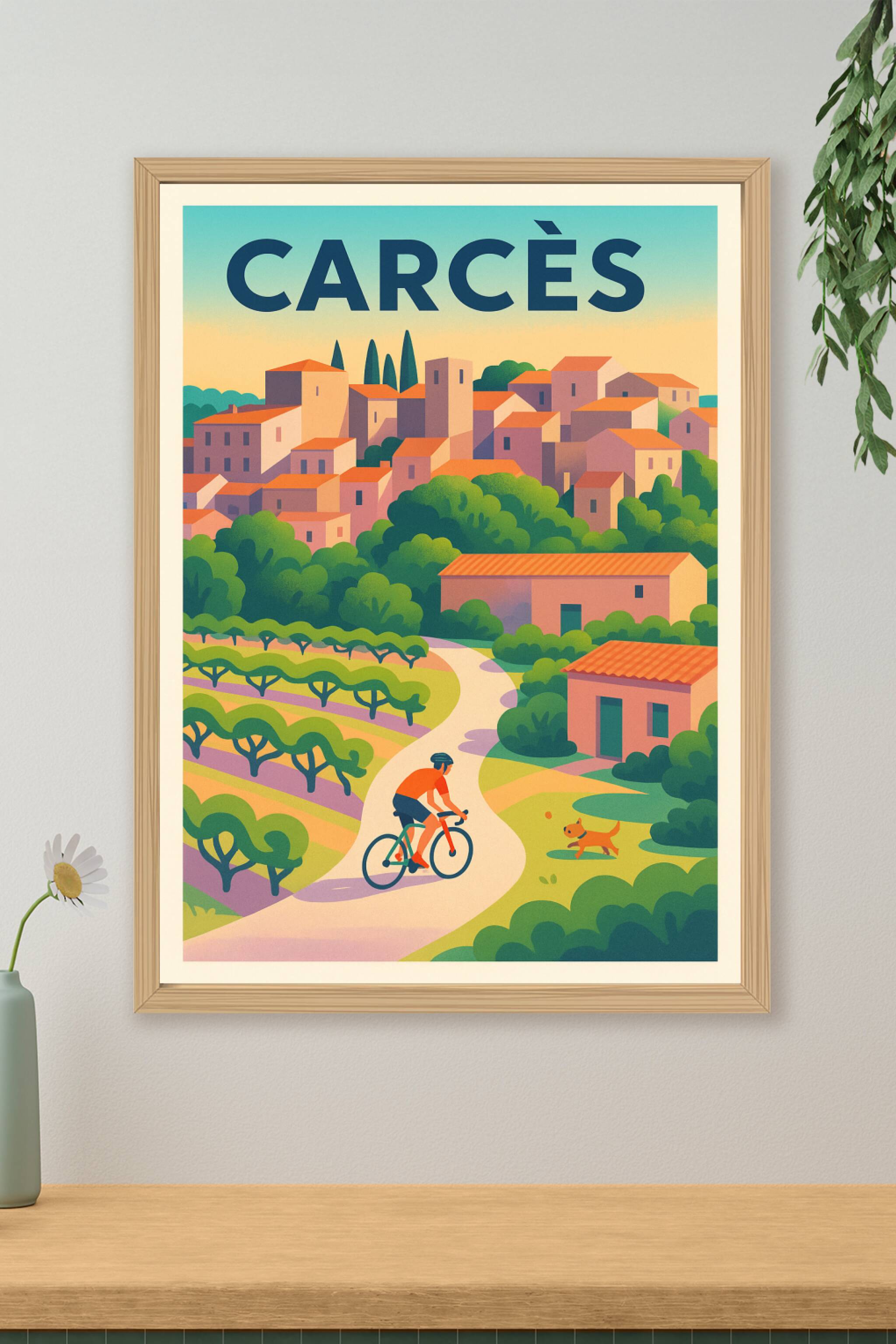 Affiche de Carcès - Évasion bucolique au cœur de la Provence