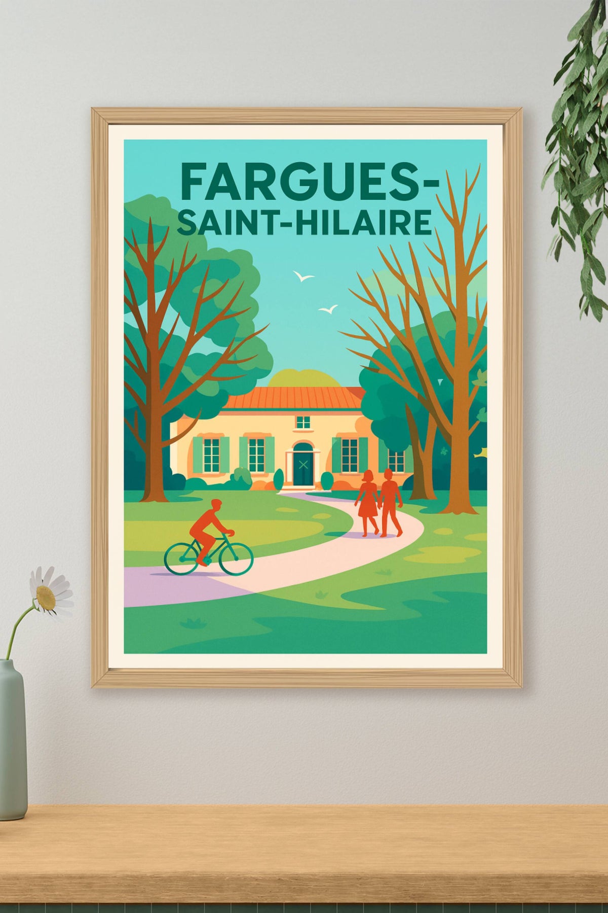 Affiche de Fargues-Saint-Hilaire - Charme et nature en harmonie