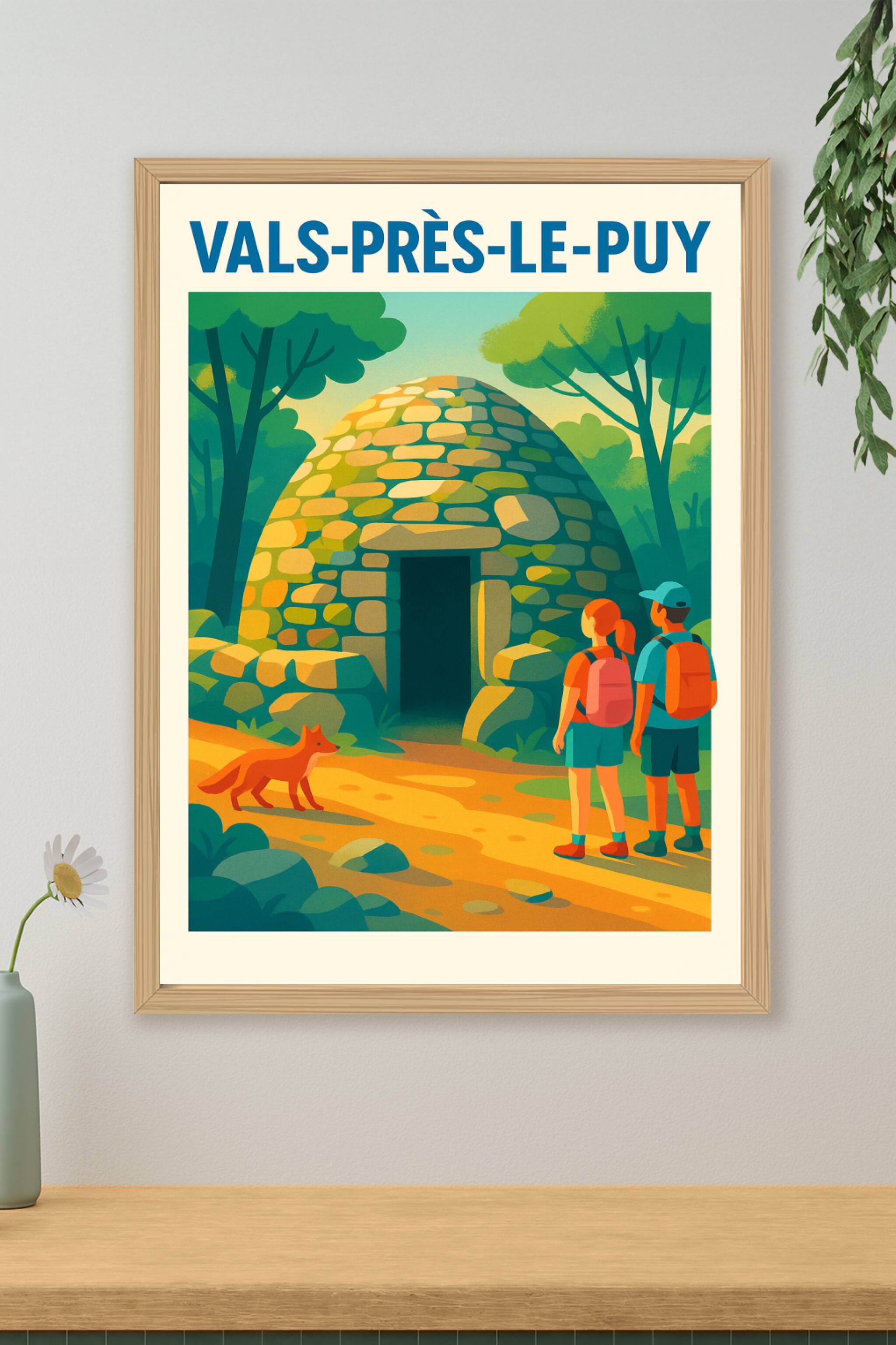 Affiche de Vals-près-le-Puy - À la découverte des trésors naturels et historiques