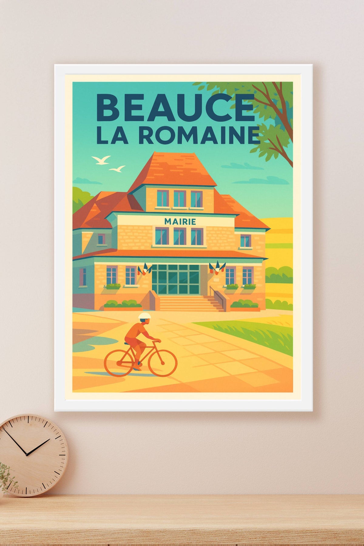 Affiche de Beauce la Romaine - Charme et tranquillité au cœur de la campagne