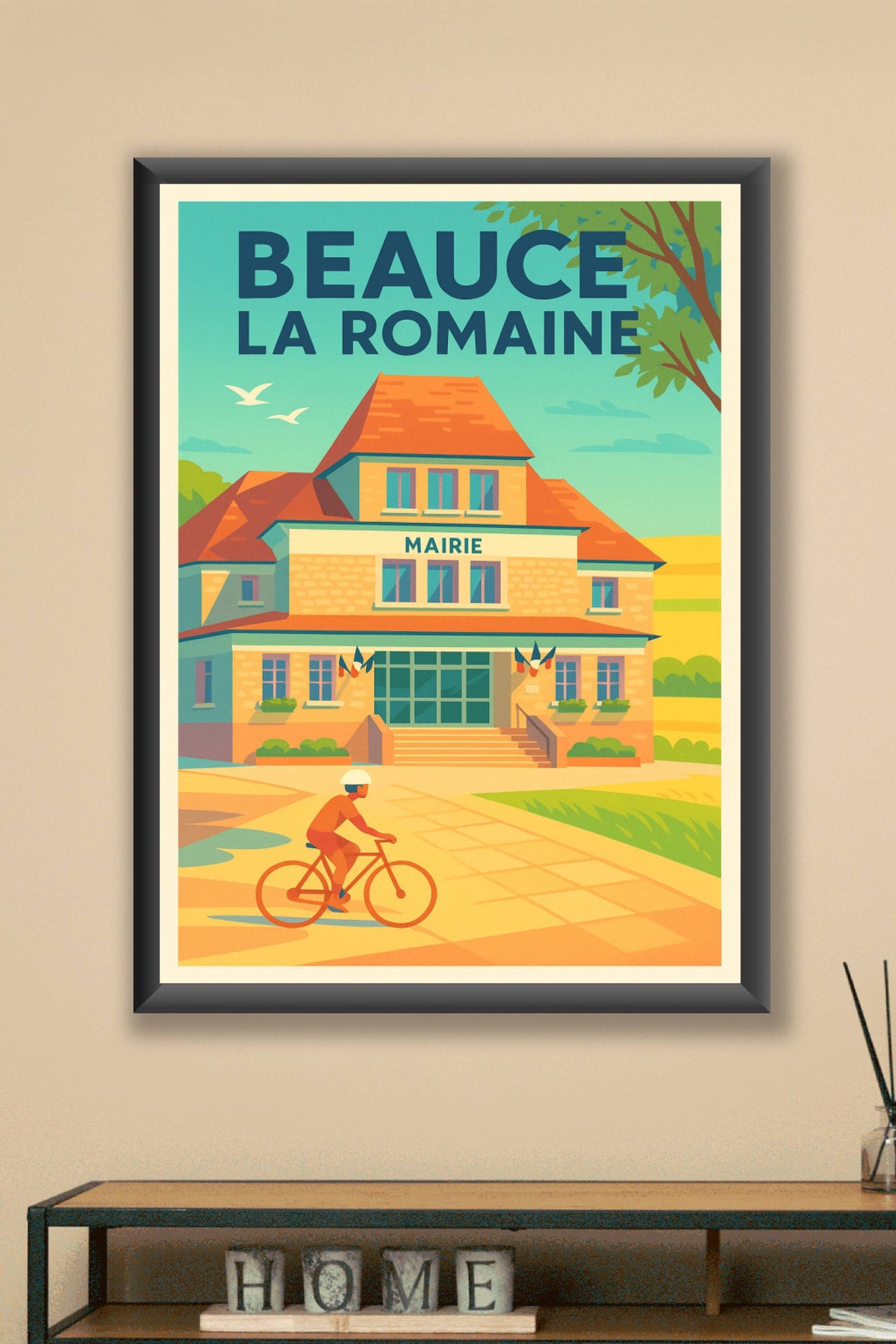 Affiche de Beauce la Romaine - Charme et tranquillité au cœur de la campagne