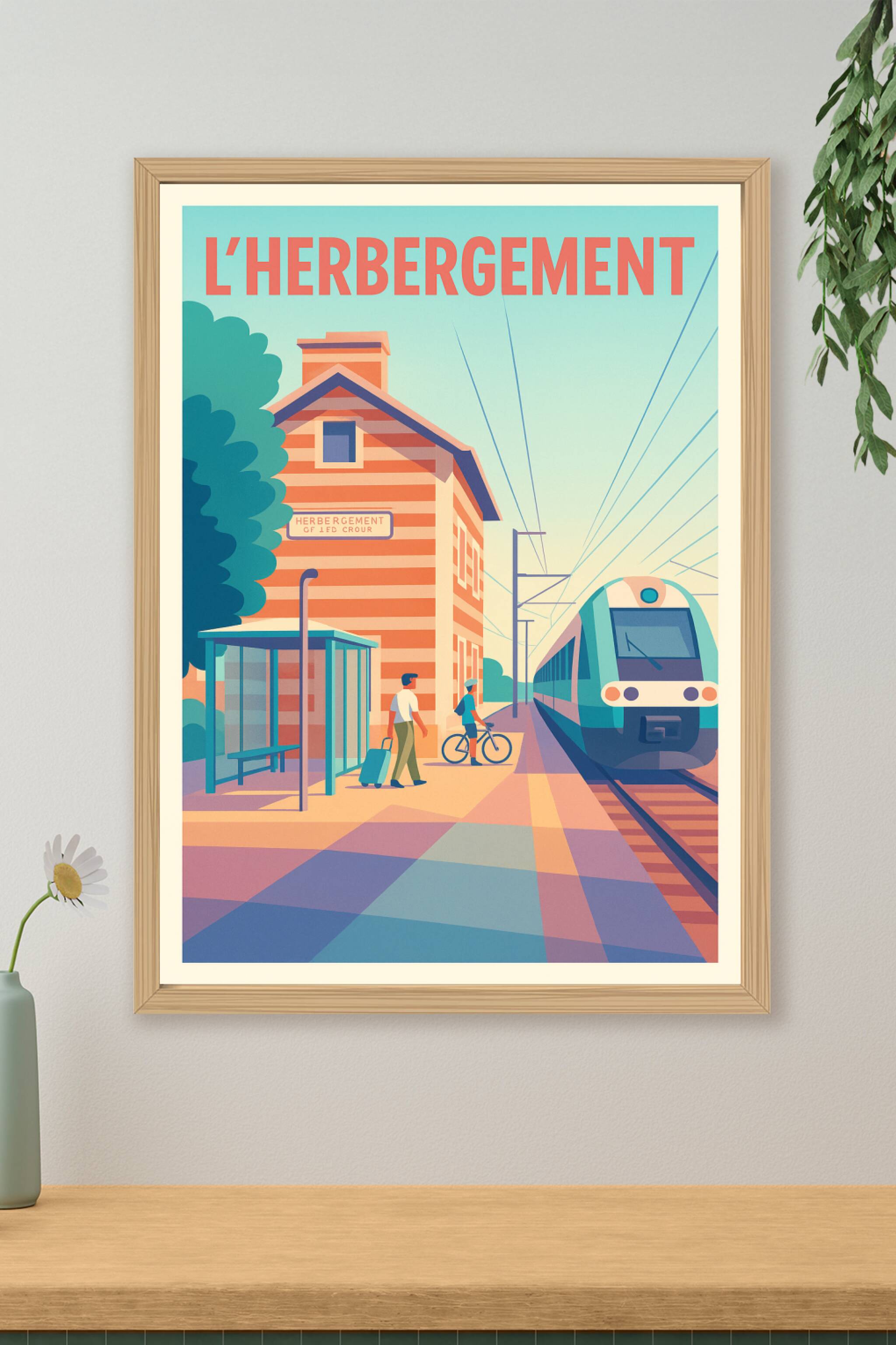 Affiche de L'Herbergement - Charme et modernité à la gare