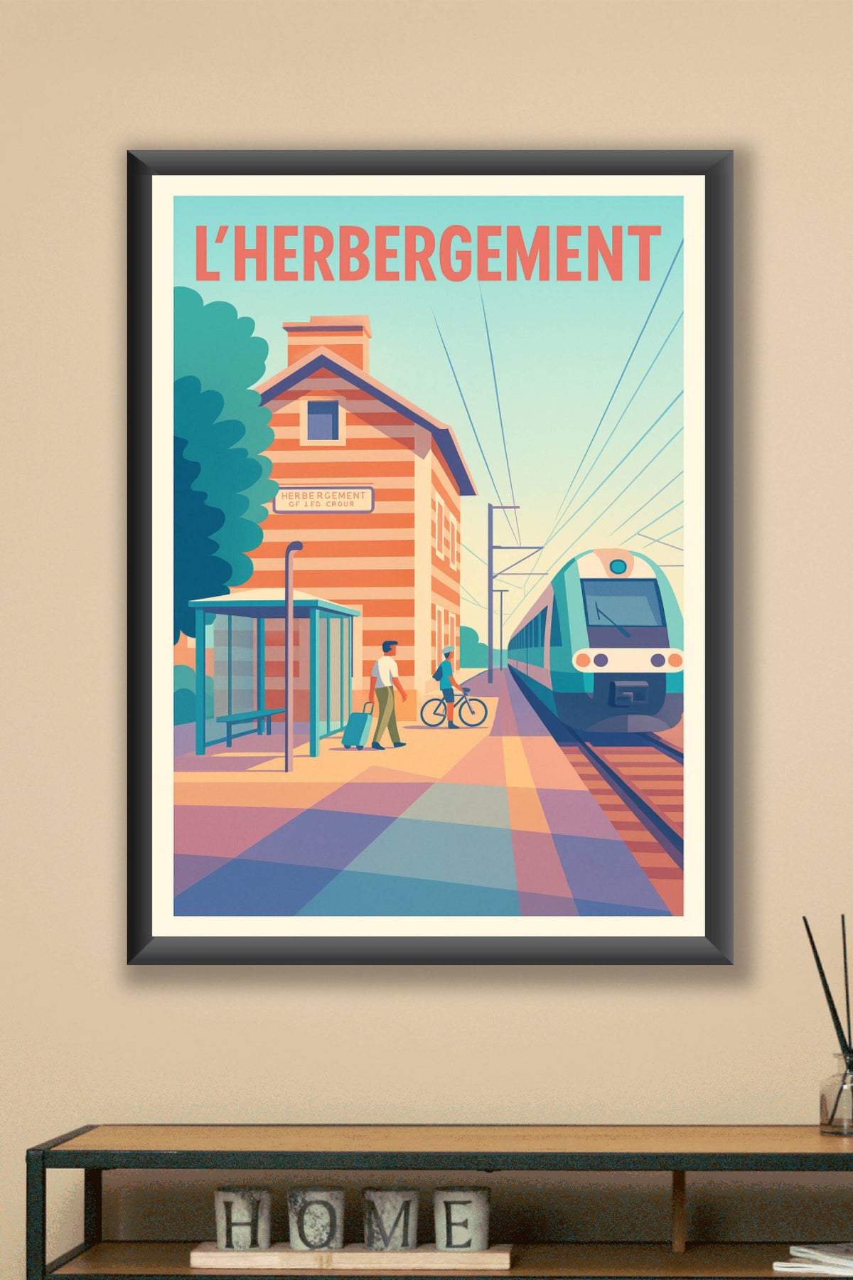 Affiche de L'Herbergement - Charme et modernité à la gare