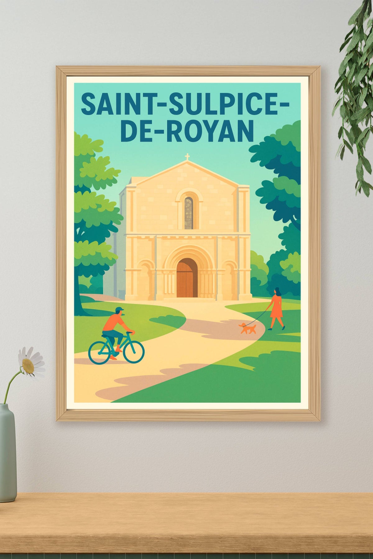 Affiche de Saint-Sulpice-de-Royan - Un havre de sérénité historique