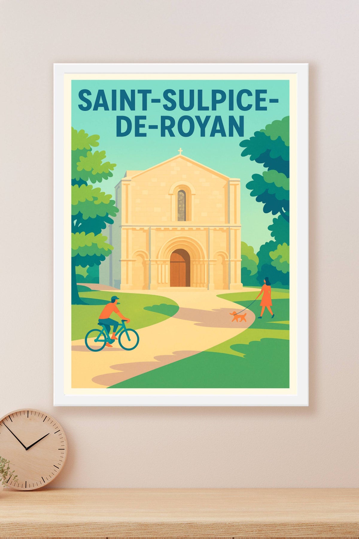 Affiche de Saint-Sulpice-de-Royan - Un havre de sérénité historique