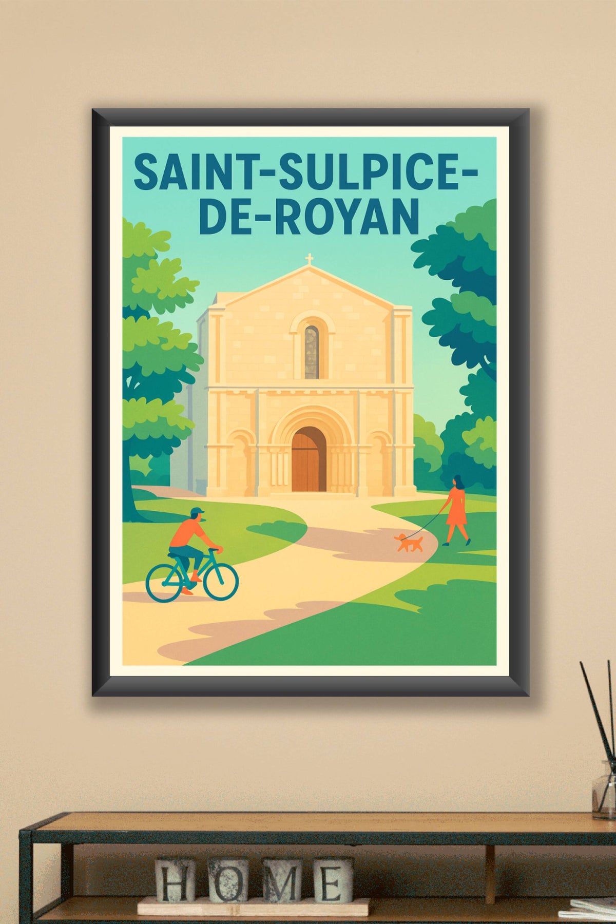 Affiche de Saint-Sulpice-de-Royan - Un havre de sérénité historique